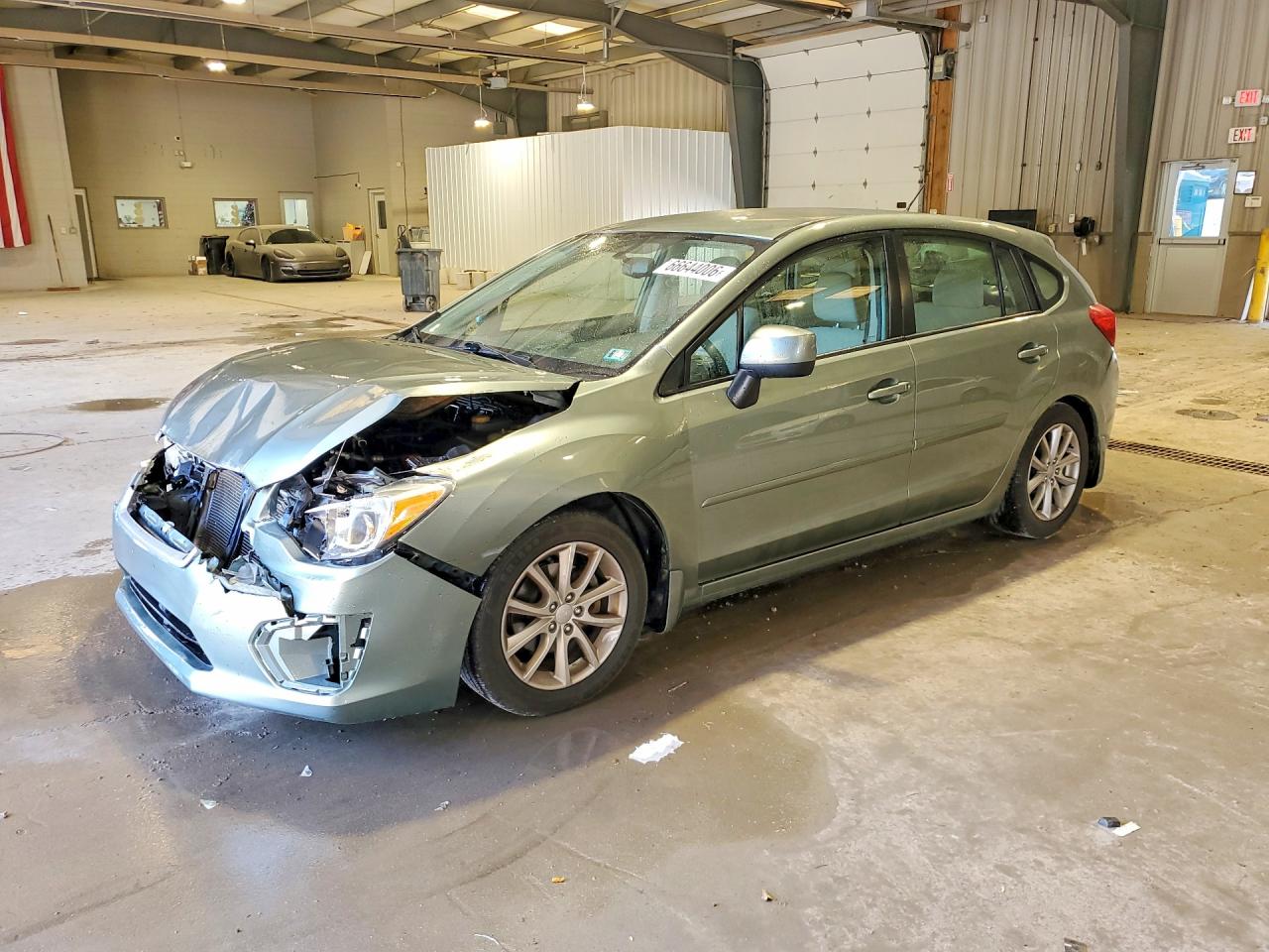 2014 Subaru Impreza Premium Silver vin: JF1GPAC69E8284646