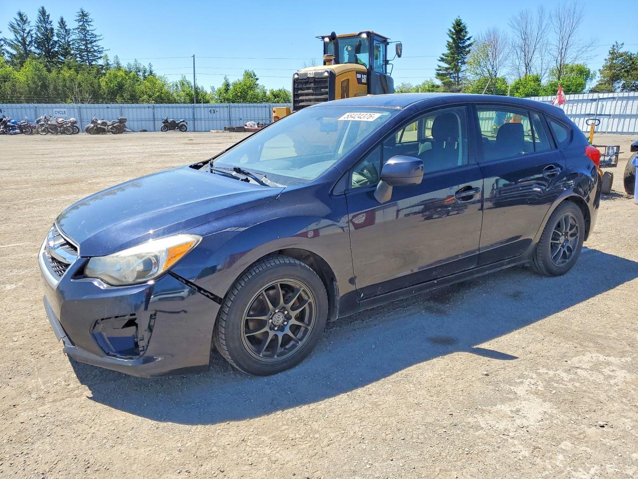 2014 Subaru Impreza Premium Blue vin: JF1GPAC69EH219621