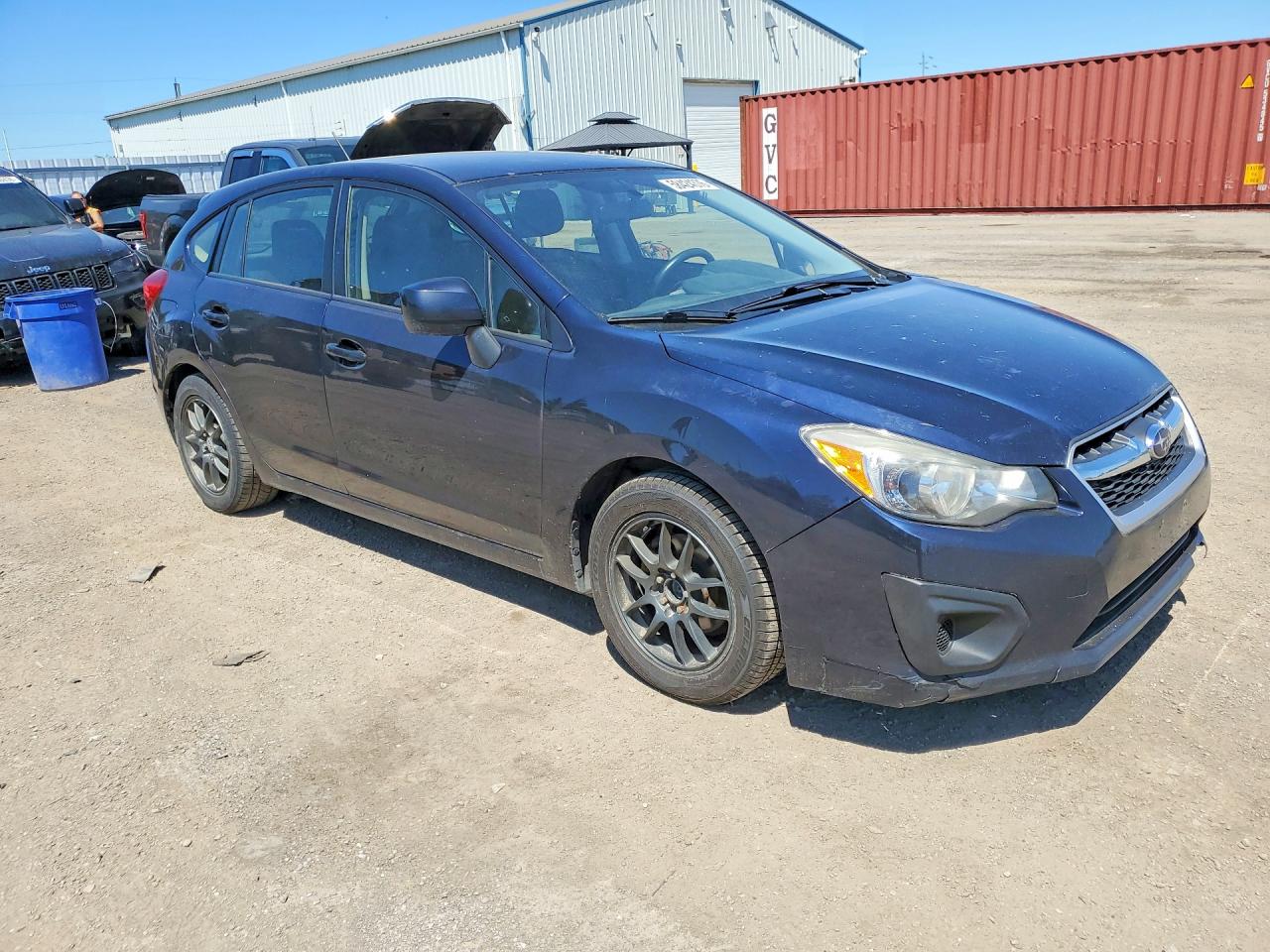 2014 Subaru Impreza Premium Blue vin: JF1GPAC69EH219621