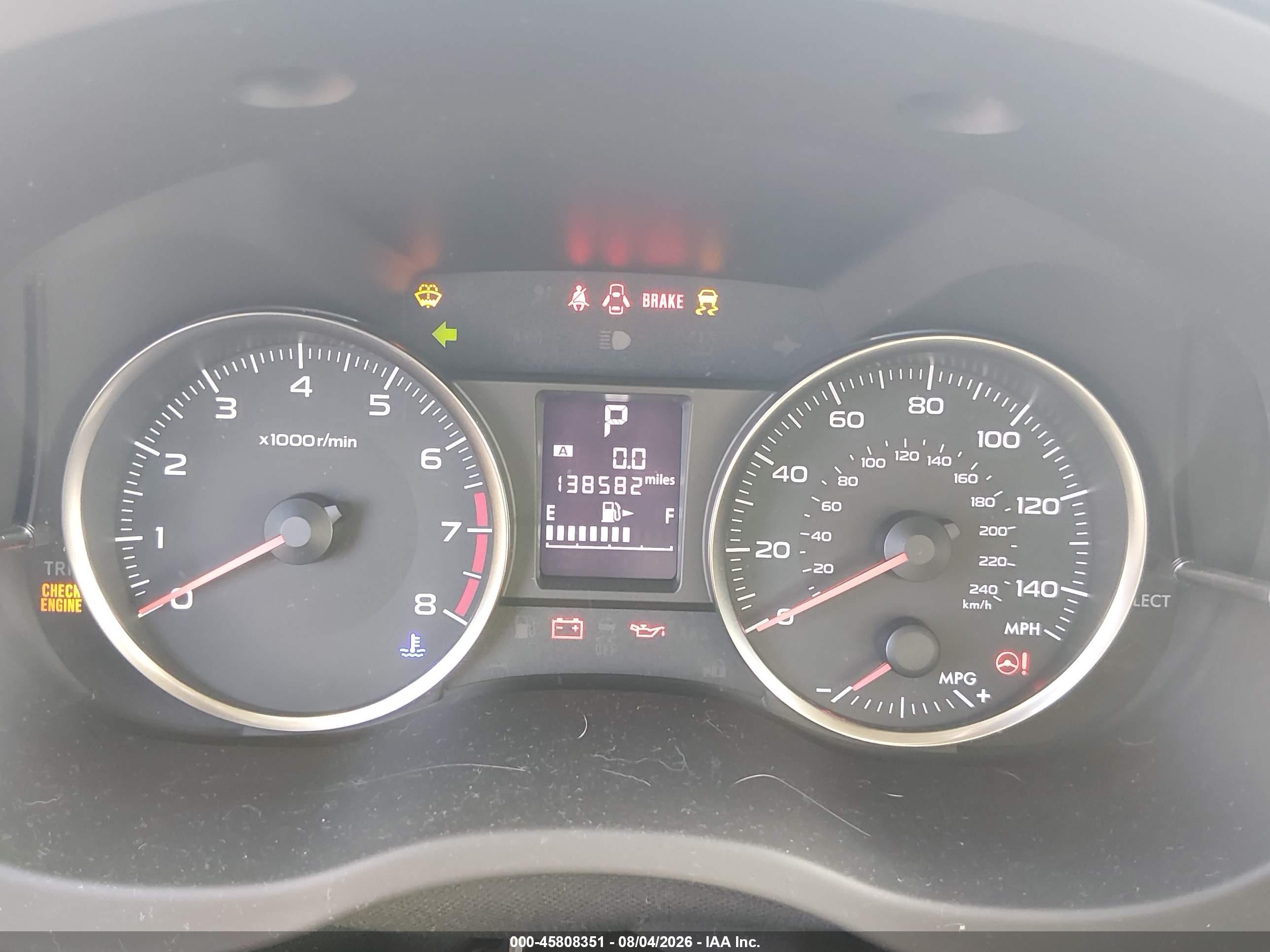 2015 Subaru Impreza 2.0i Premium Белый vin: JF1GPAC69F8305934