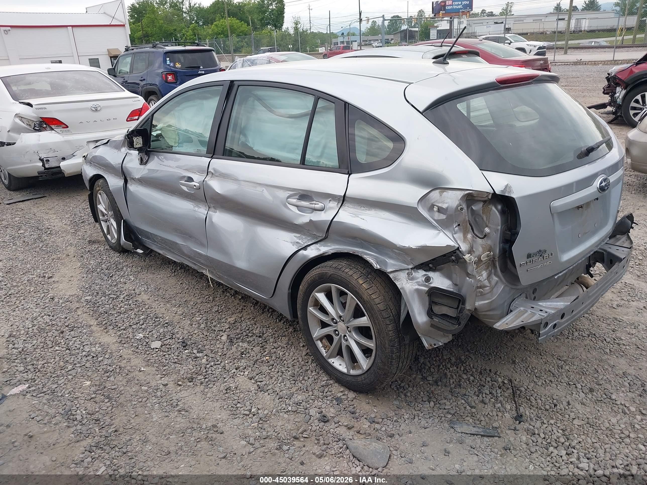 2012 Subaru Impreza 2.0i Premium Серебряный vin: JF1GPAC6XCG222336