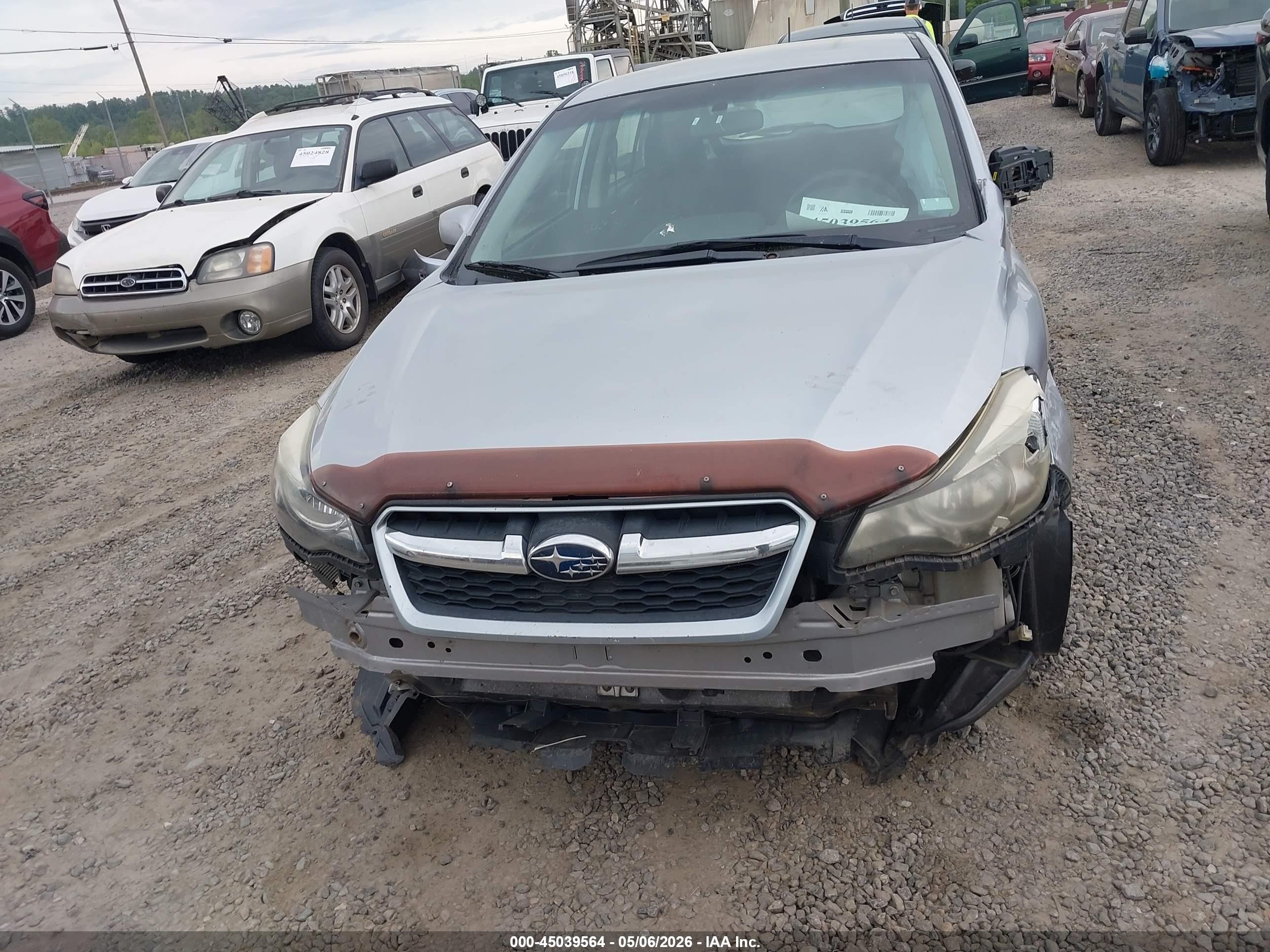 2012 Subaru Impreza 2.0i Premium Серебряный vin: JF1GPAC6XCG222336
