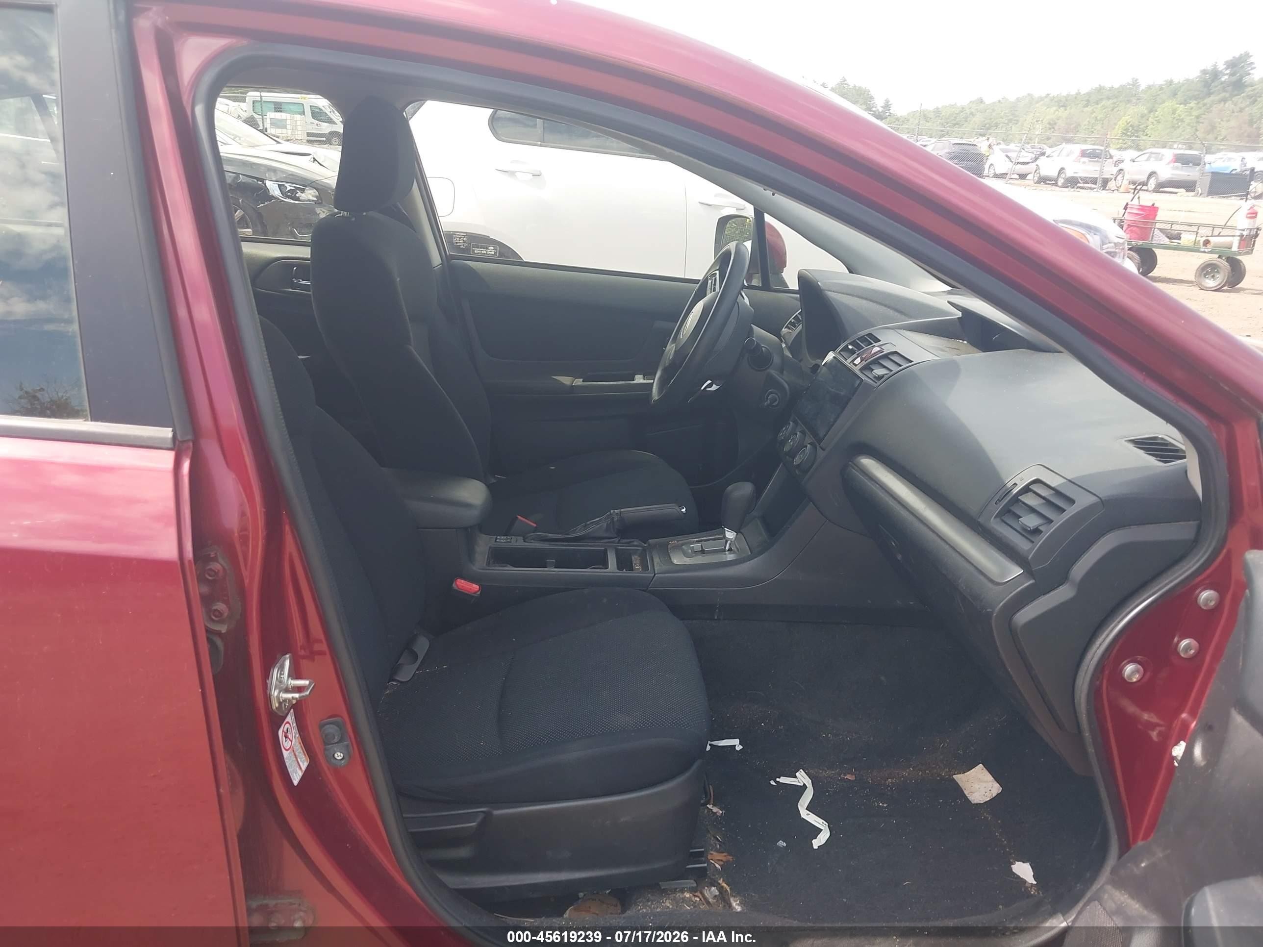 2013 Subaru Impreza 2.0i Premium Red vin: JF1GPAC6XD2217684