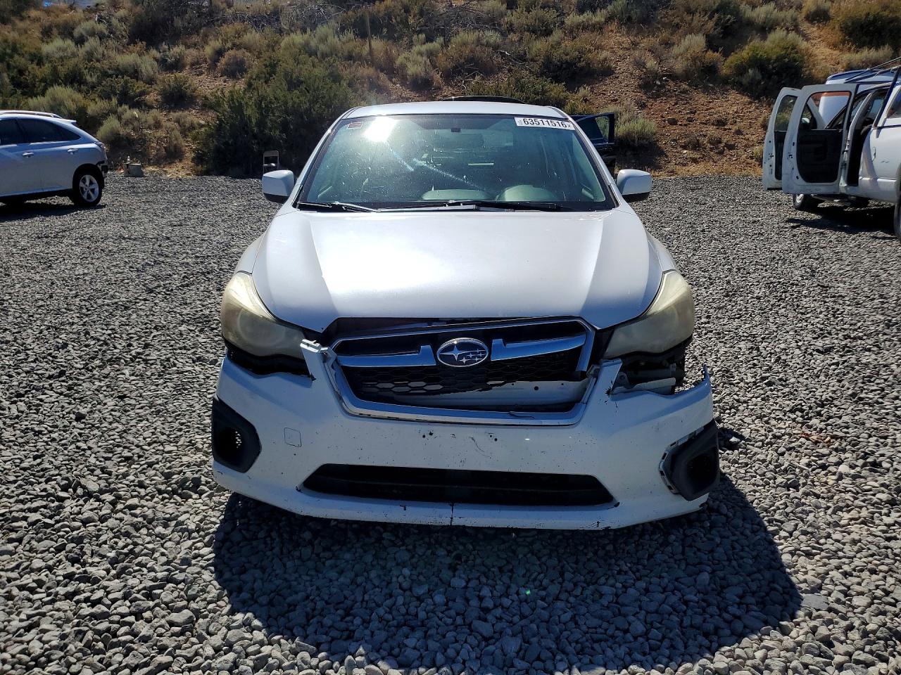 2013 Subaru Impreza Premium Белый vin: JF1GPAC6XD2819615