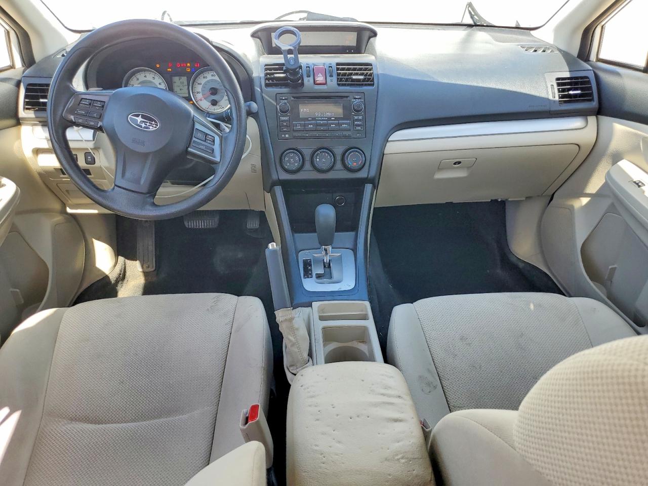 2013 Subaru Impreza Premium White vin: JF1GPAC6XD2879958