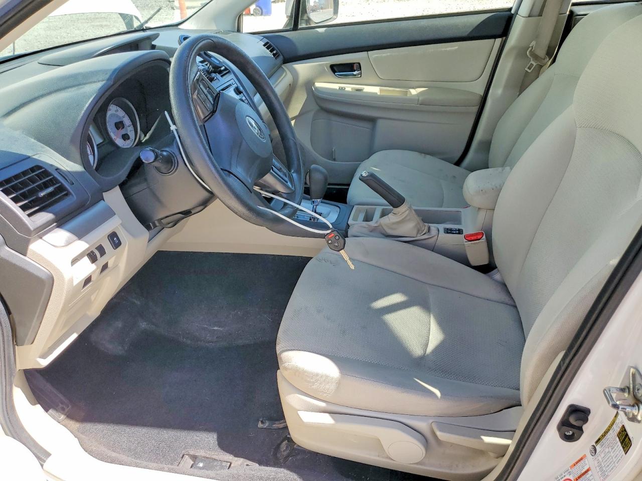 2013 Subaru Impreza Premium White vin: JF1GPAC6XD2879958