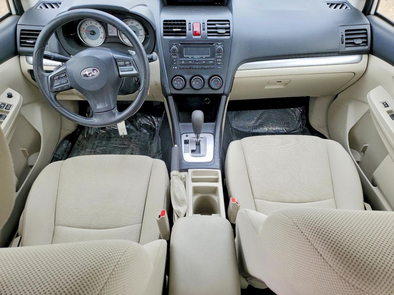 2013 Subaru Impreza Premium White vin: JF1GPAC6XDH821023