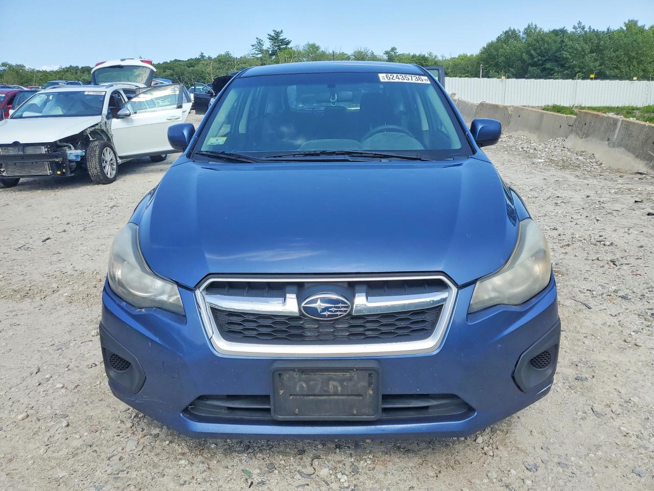 2013 Subaru Impreza Premium Blue vin: JF1GPAC6XDH838808