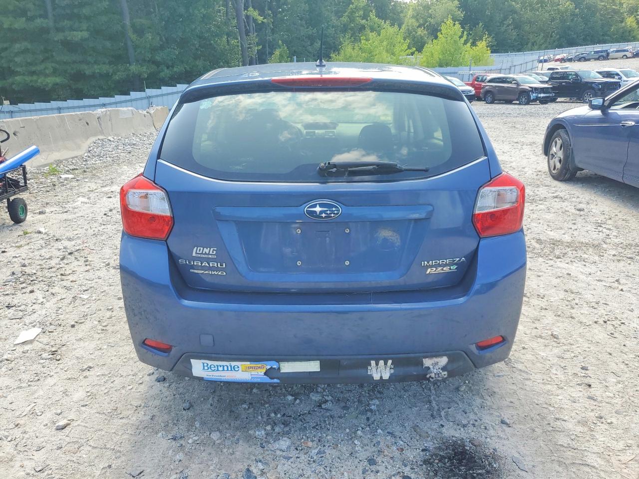 2013 Subaru Impreza Premium Blue vin: JF1GPAC6XDH838808