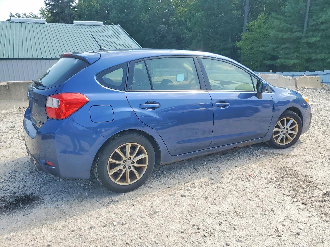 2013 Subaru Impreza Premium Blue vin: JF1GPAC6XDH838808