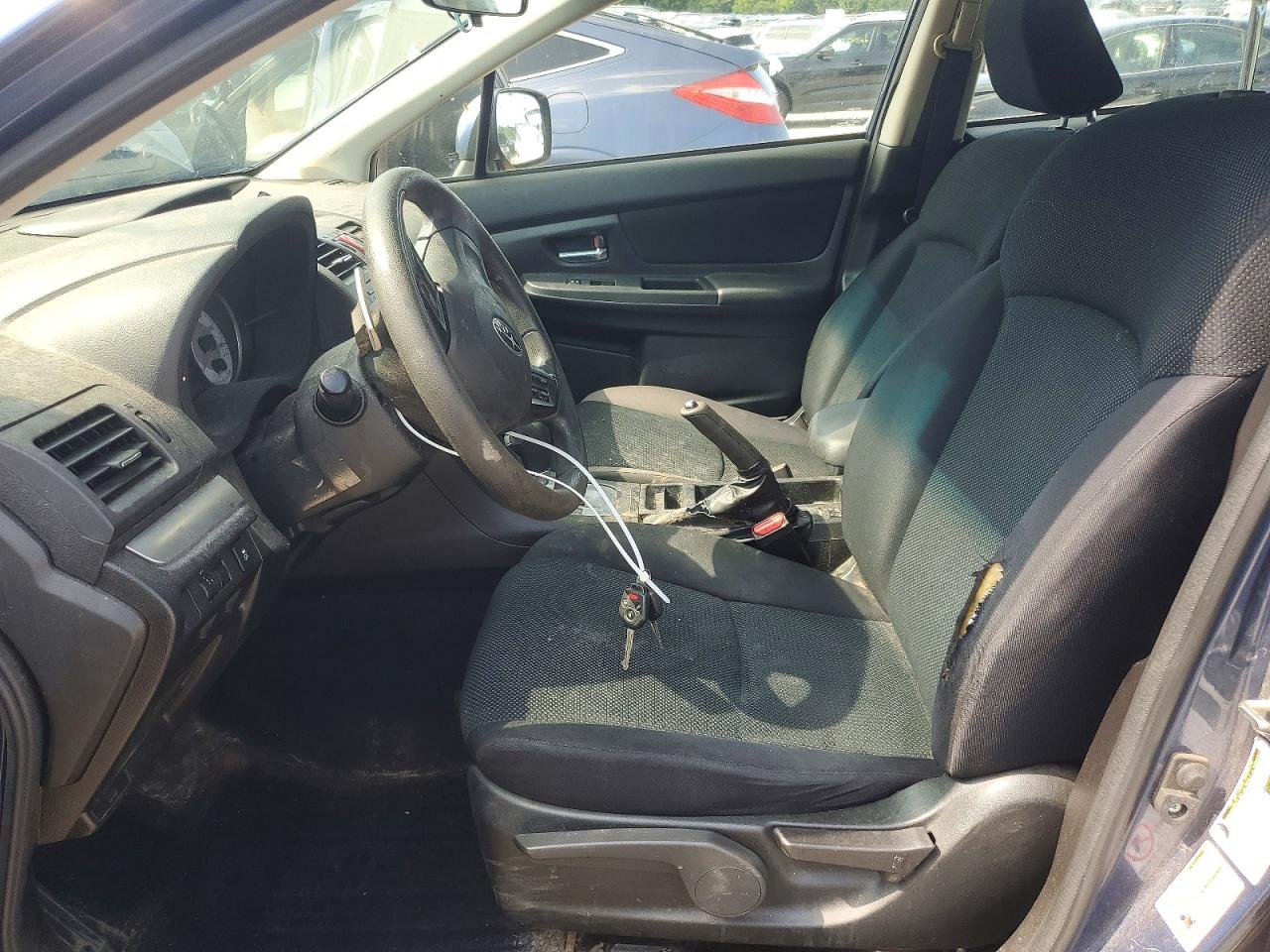2013 Subaru Impreza Premium Blue vin: JF1GPAC6XDH838808
