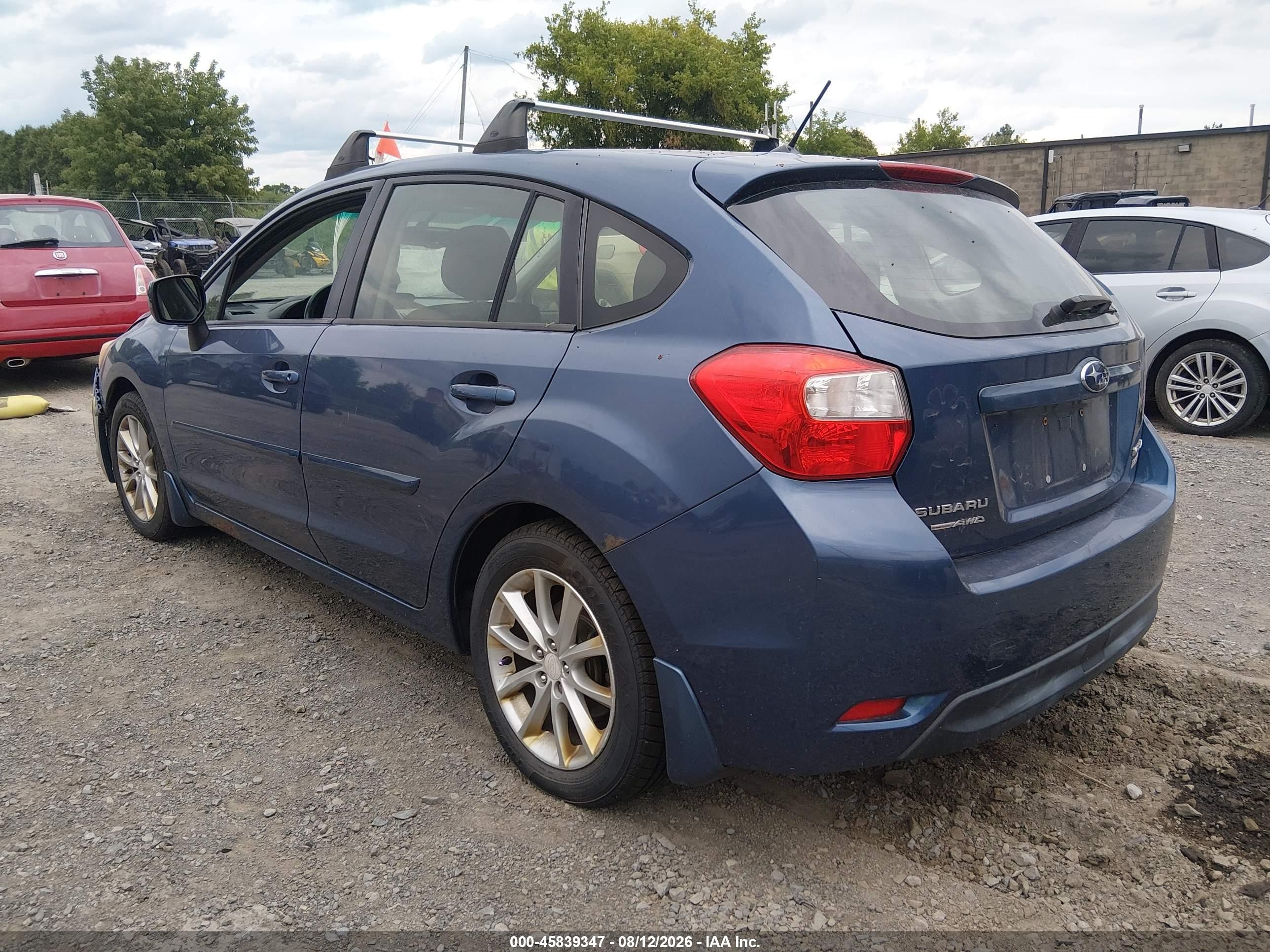 2013 Subaru Impreza 2.0i Premium Blue vin: JF1GPAC6XDH842325