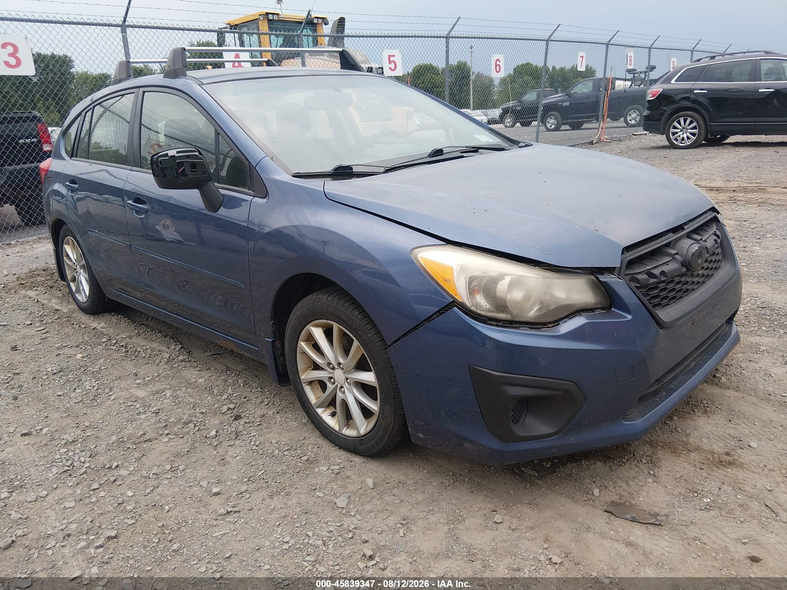 2013 Subaru Impreza 2.0i Premium Синий vin: JF1GPAC6XDH842325