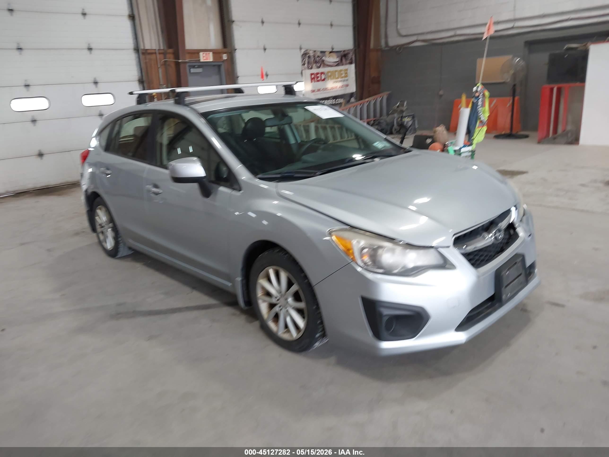 2013 Subaru Impreza 2.0i Premium Серебряный vin: JF1GPAC6XDH867595