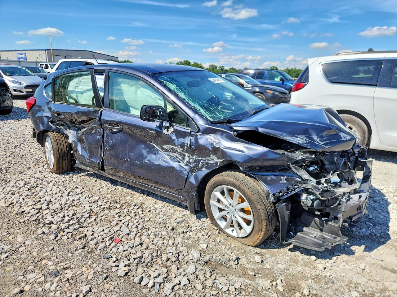 2013 Subaru Impreza Premium Gray vin: JF1GPAC6XDH870559