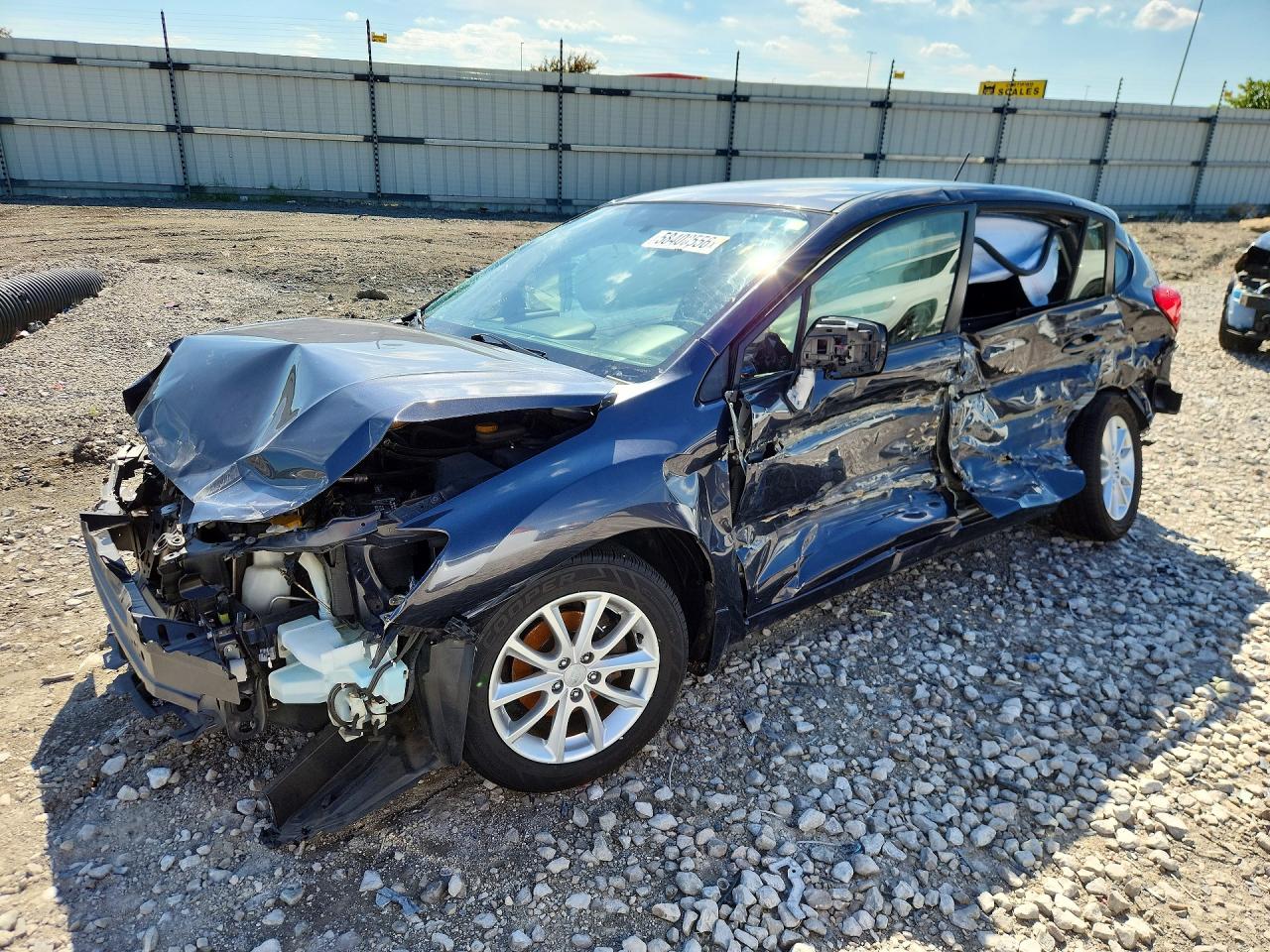 2013 Subaru Impreza Premium Gray vin: JF1GPAC6XDH870559