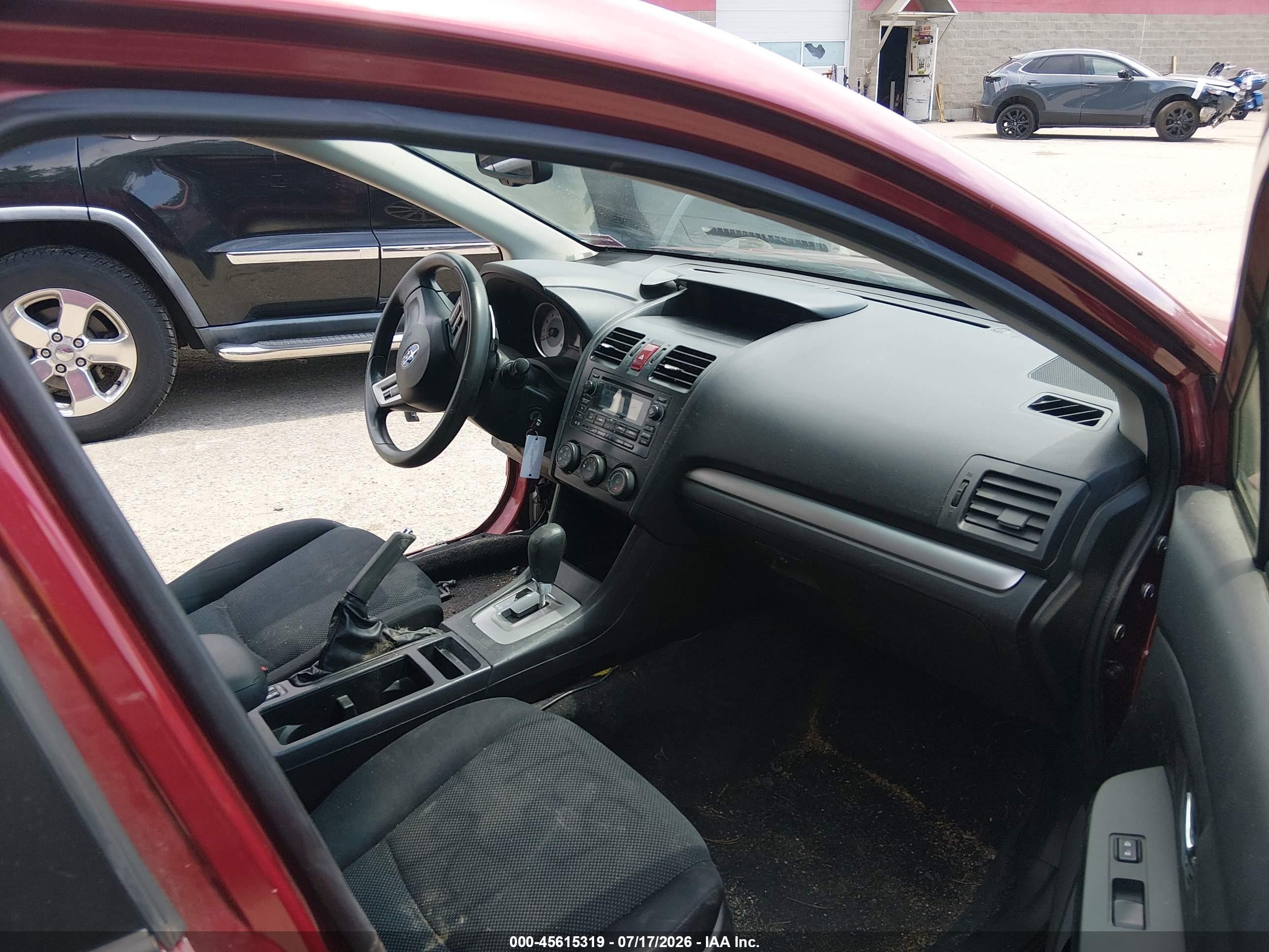 2014 Subaru Impreza 2.0i Premium Red vin: JF1GPAC6XE8214900
