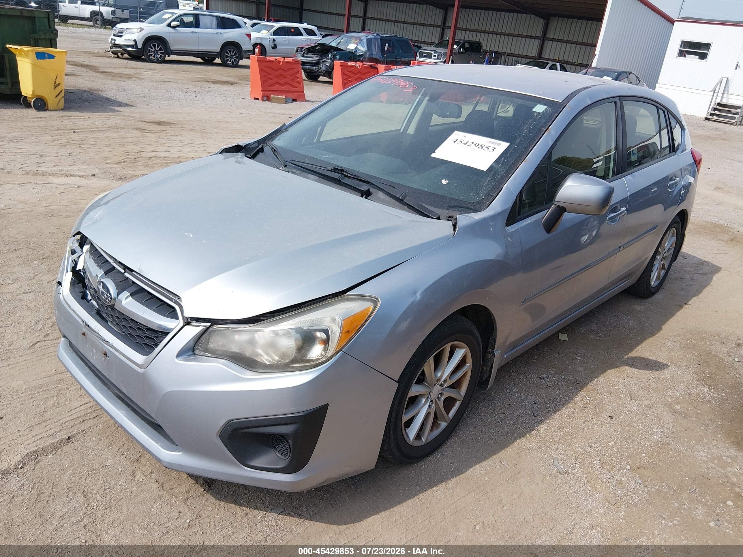 2014 Subaru Impreza 2.0i Premium Silver vin: JF1GPAC6XE8224293