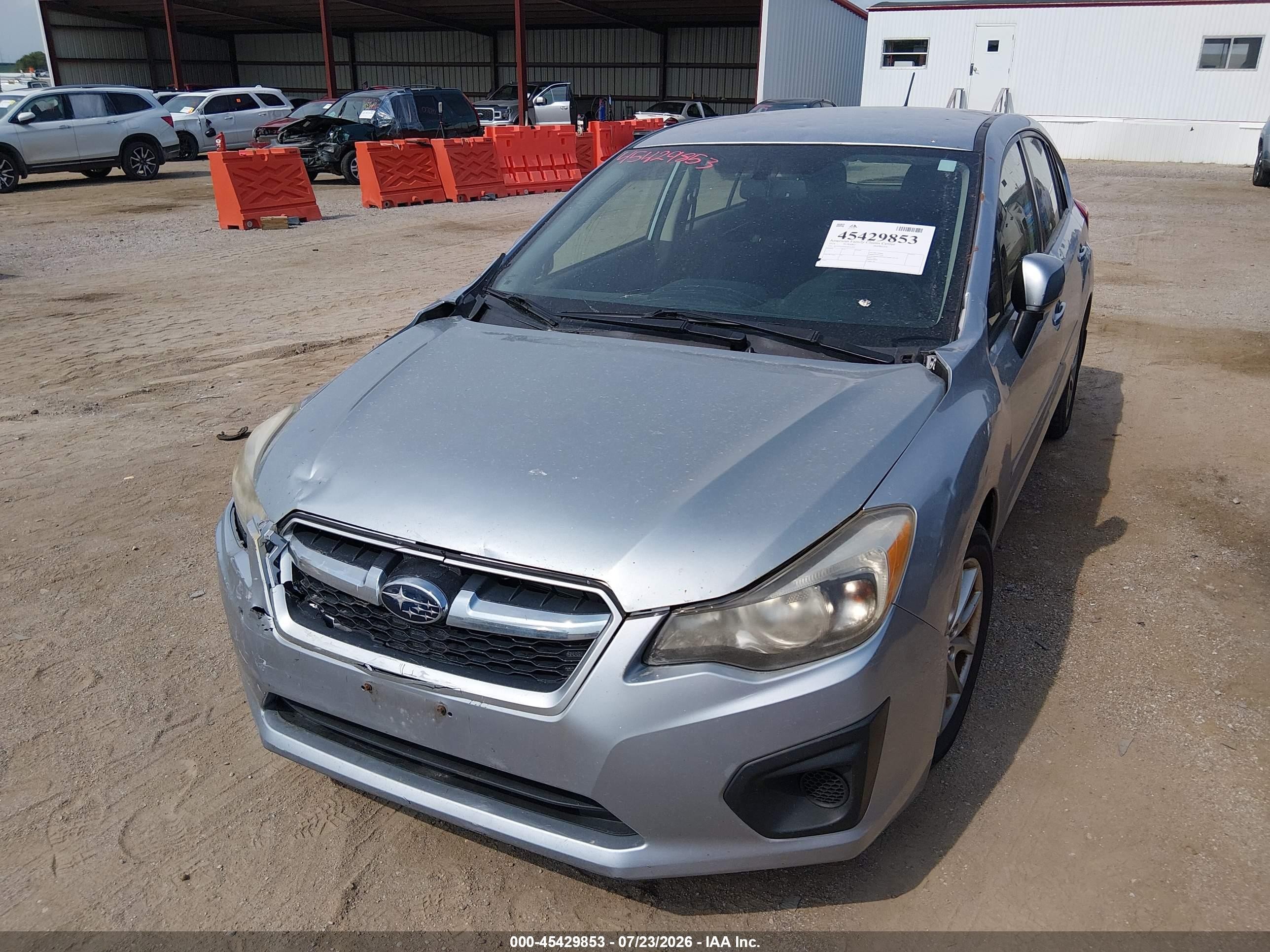 2014 Subaru Impreza 2.0i Premium Silver vin: JF1GPAC6XE8224293