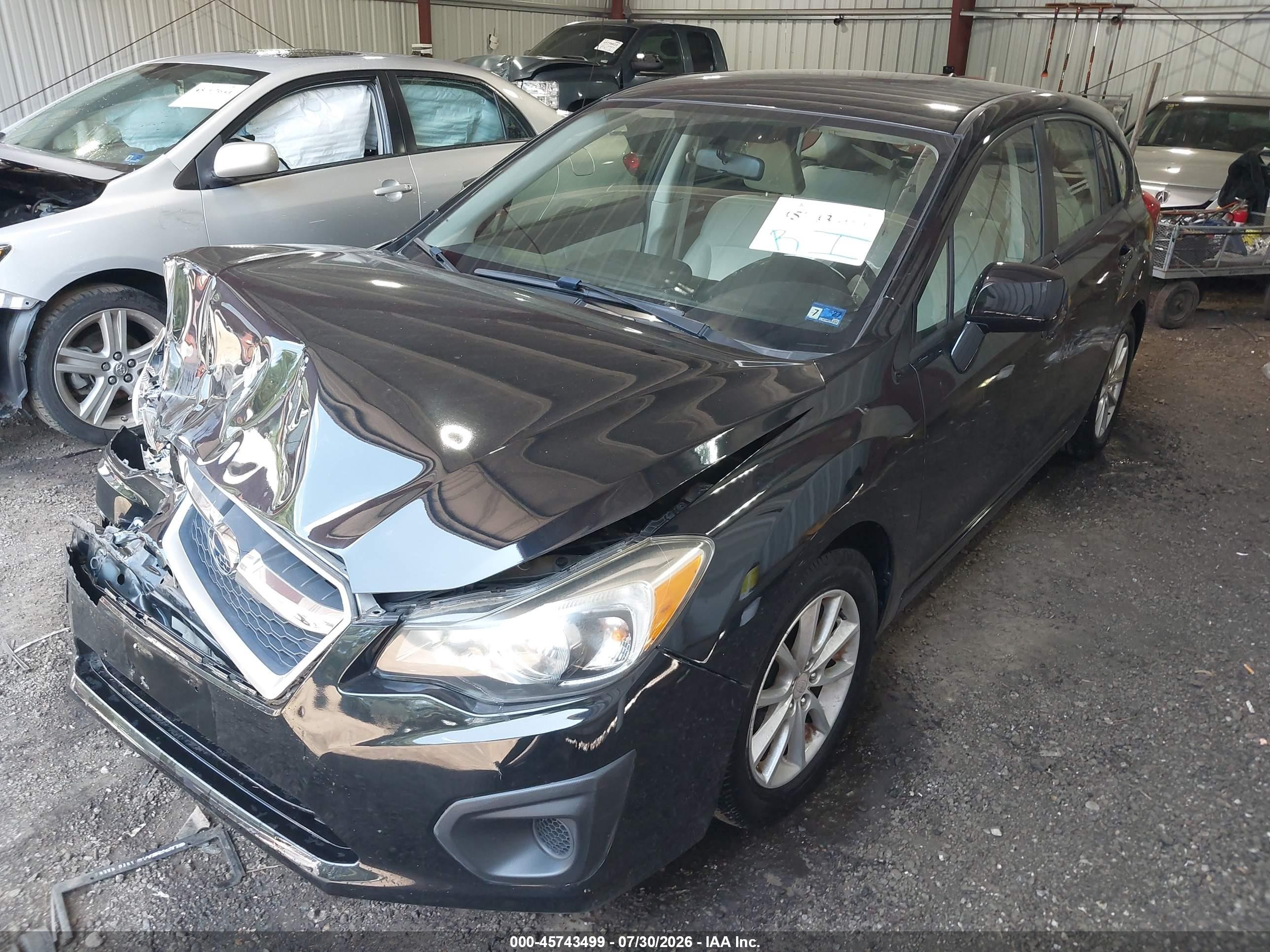2014 Subaru Impreza 2.0i Premium Black vin: JF1GPAC6XE8275311