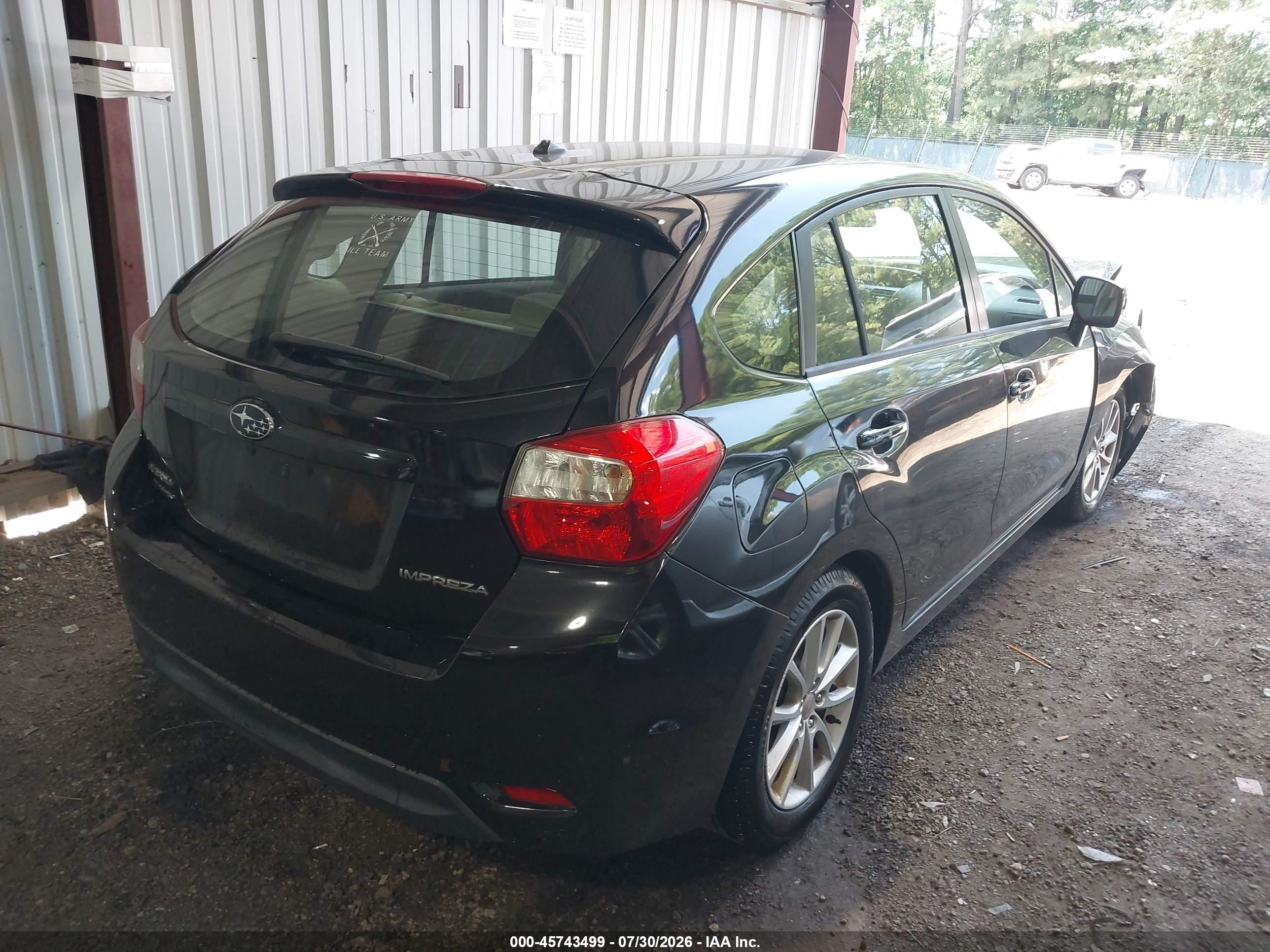 2014 Subaru Impreza 2.0i Premium Black vin: JF1GPAC6XE8275311