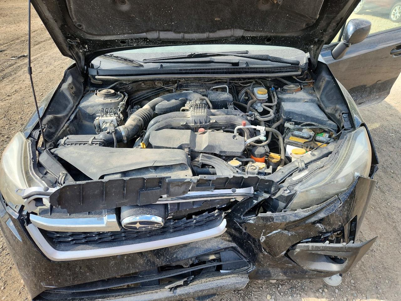 2014 Subaru Impreza Premium Черный vin: JF1GPAC6XE8316701
