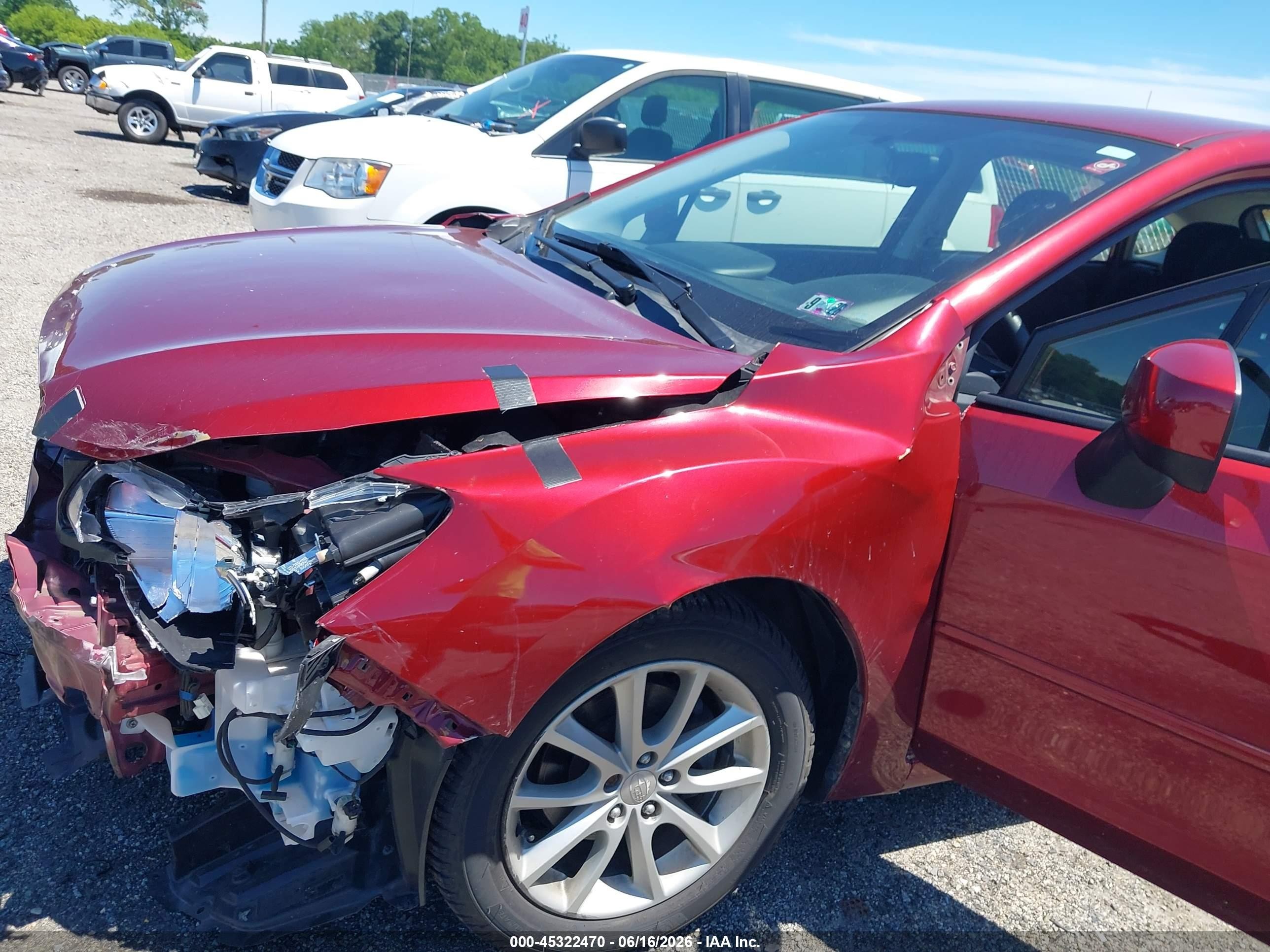 2014 Subaru Impreza 2.0i Premium Burgundy vin: JF1GPAC6XE8321803