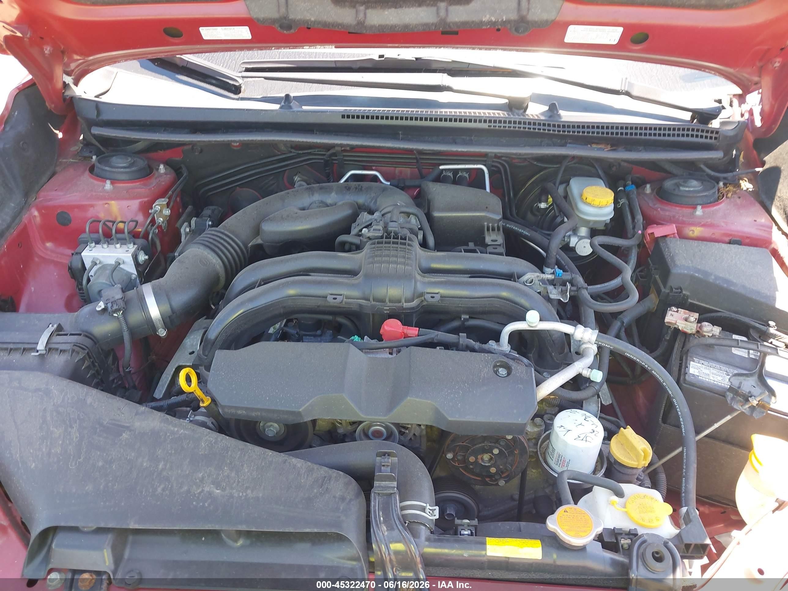 2014 Subaru Impreza 2.0i Premium Burgundy vin: JF1GPAC6XE8321803
