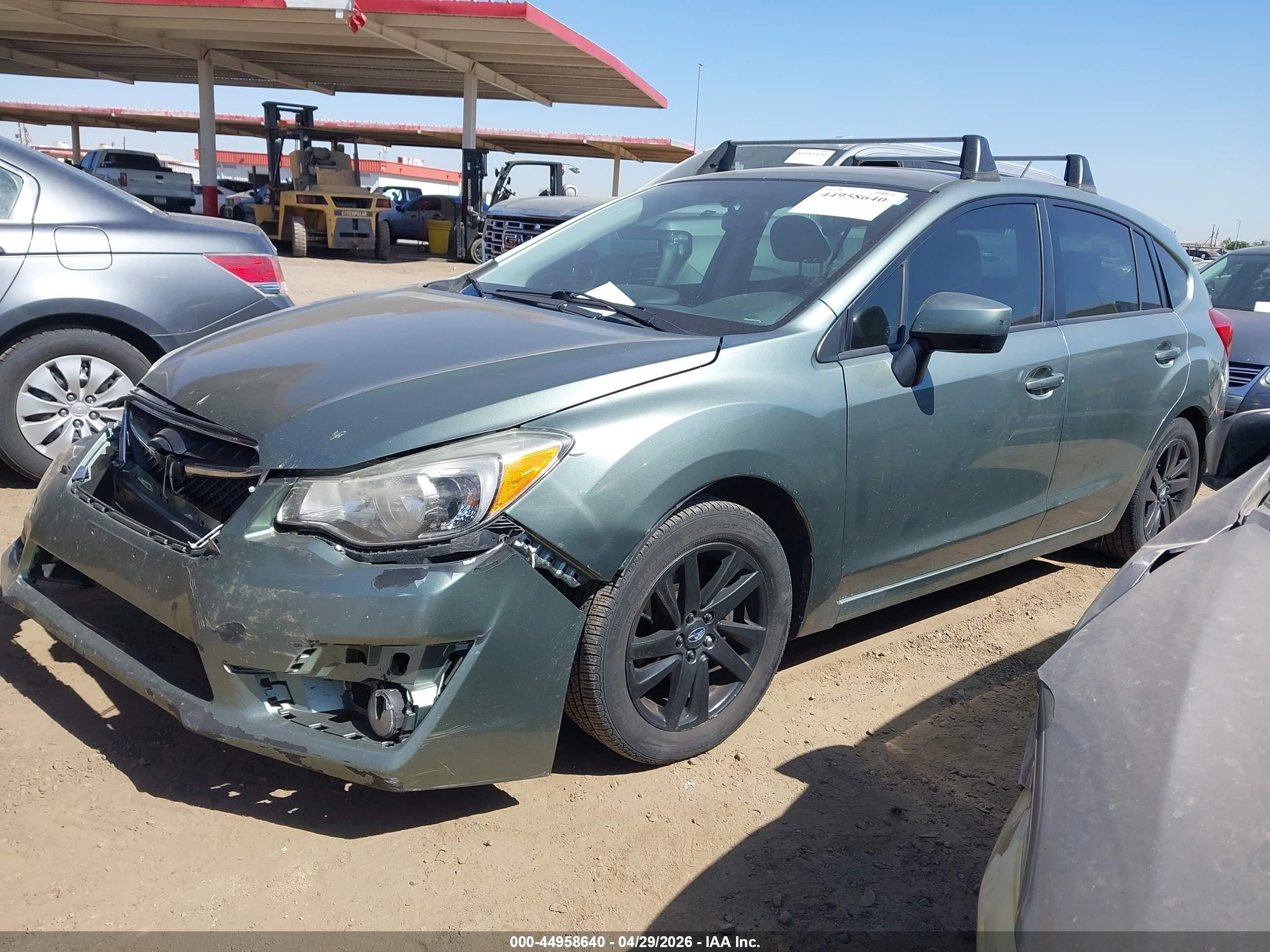 2015 Subaru Impreza 2.0i Premium Green vin: JF1GPAC6XFH252662