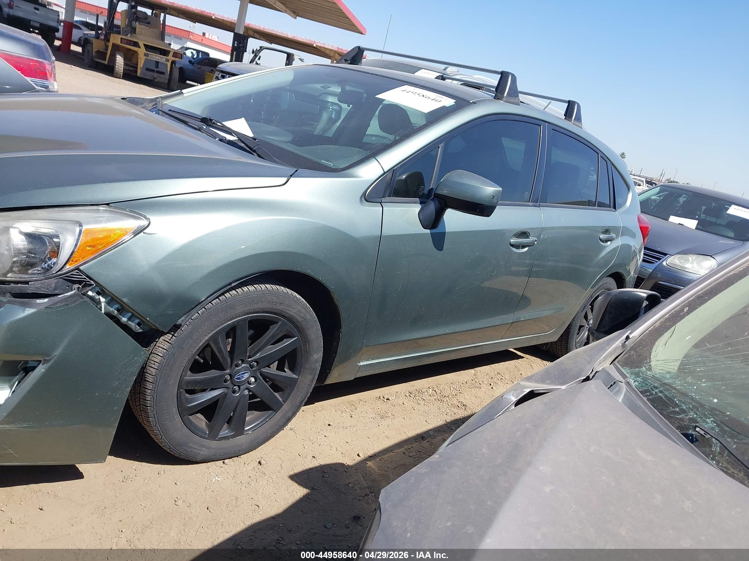 2015 Subaru Impreza 2.0i Premium Green vin: JF1GPAC6XFH252662