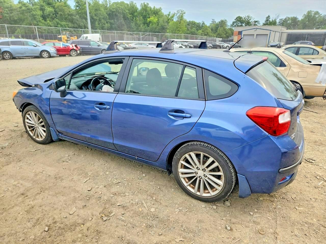 2012 Subaru Impreza Premium Blue vin: JF1GPAD60CH208969