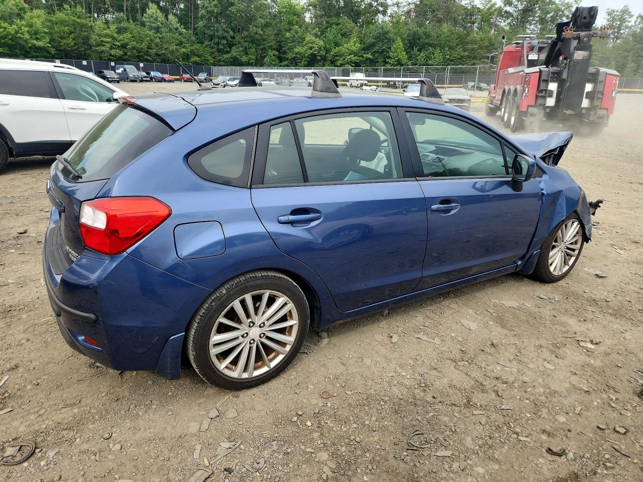 2012 Subaru Impreza Premium Blue vin: JF1GPAD60CH208969