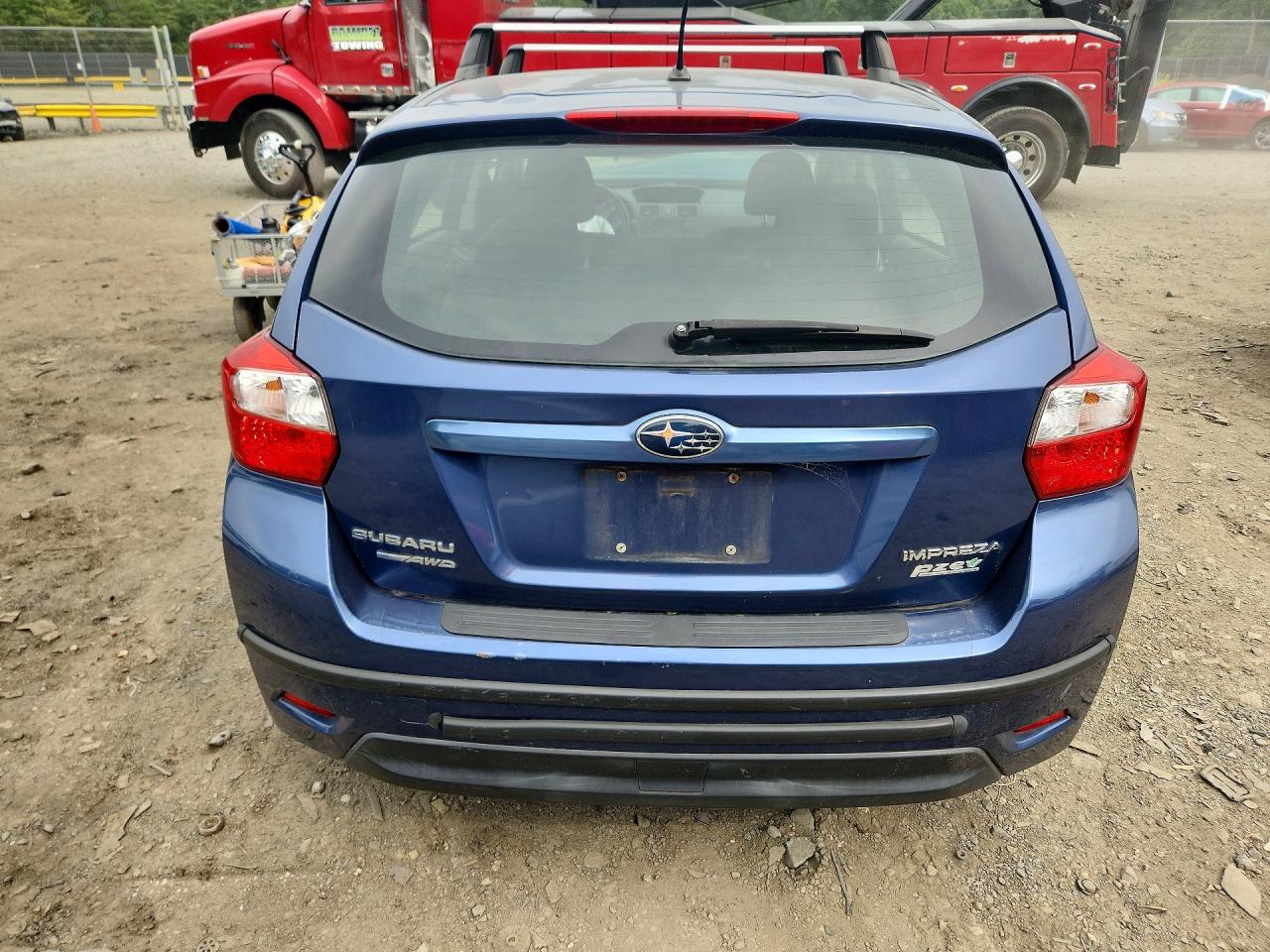 2012 Subaru Impreza Premium Blue vin: JF1GPAD60CH208969