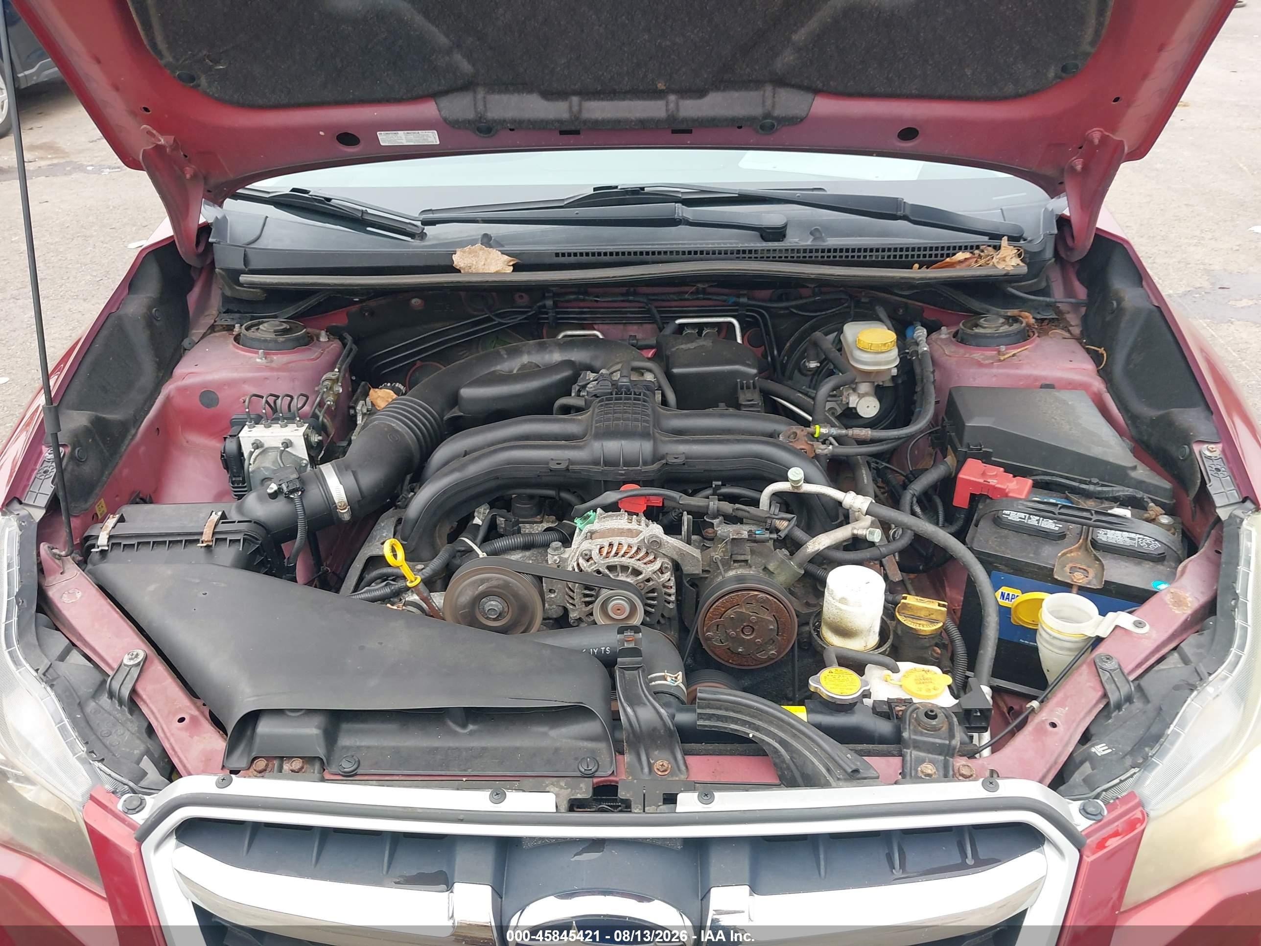 2012 Subaru Impreza 2.0i Premium Red vin: JF1GPAD60CH211998