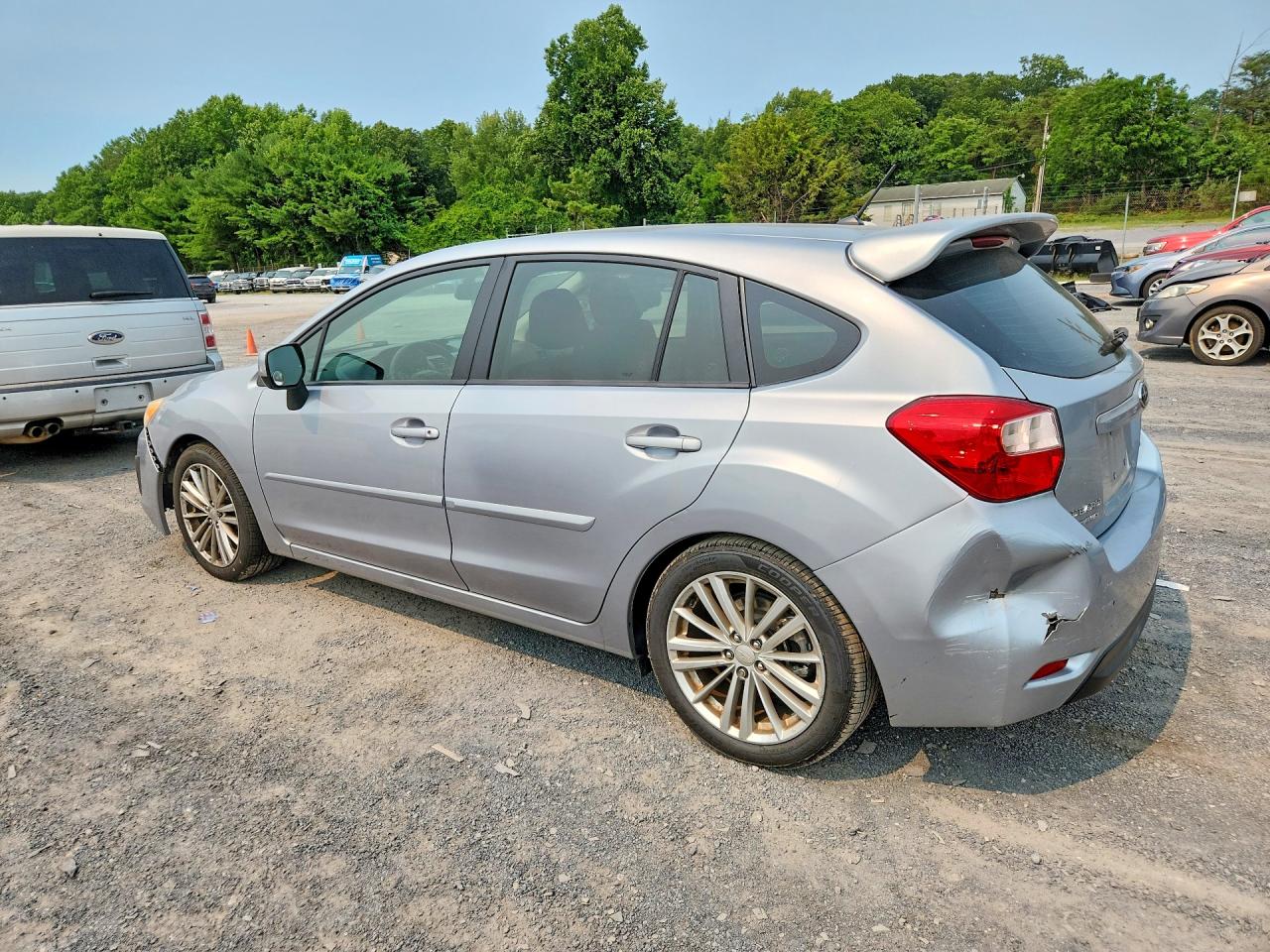 2013 Subaru Impreza Premium Silver vin: JF1GPAD60DH827251