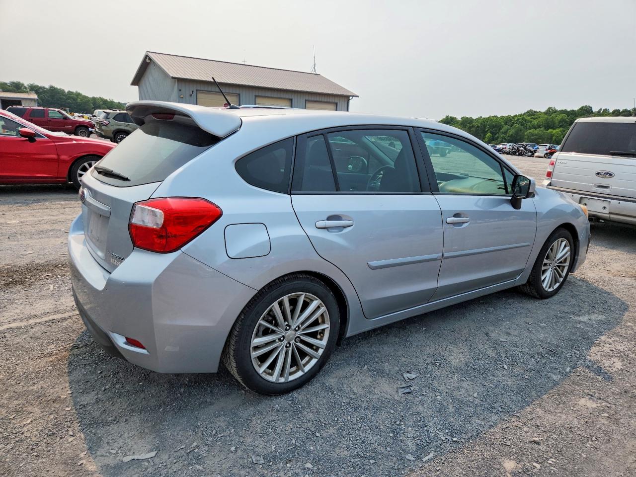 2013 Subaru Impreza Premium Silver vin: JF1GPAD60DH827251