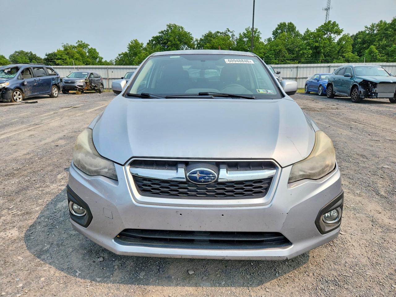 2013 Subaru Impreza Premium Silver vin: JF1GPAD60DH827251
