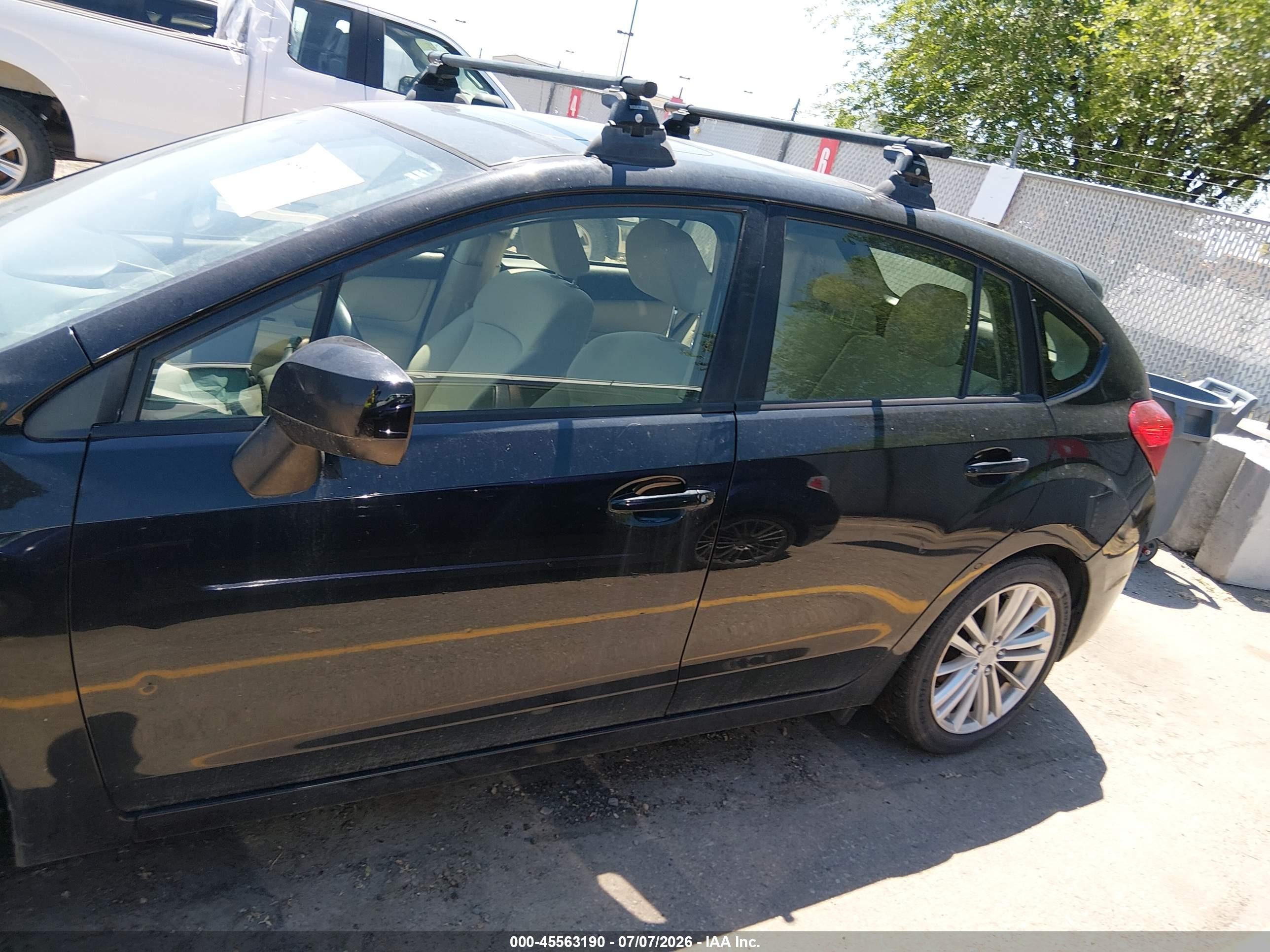 2013 Subaru Impreza 2.0i Premium Blue vin: JF1GPAD60DH852408