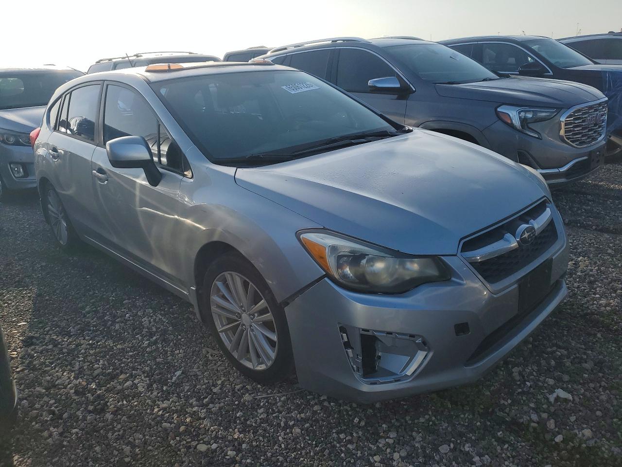 2012 Subaru Impreza Premium Silver vin: JF1GPAD61CH207555
