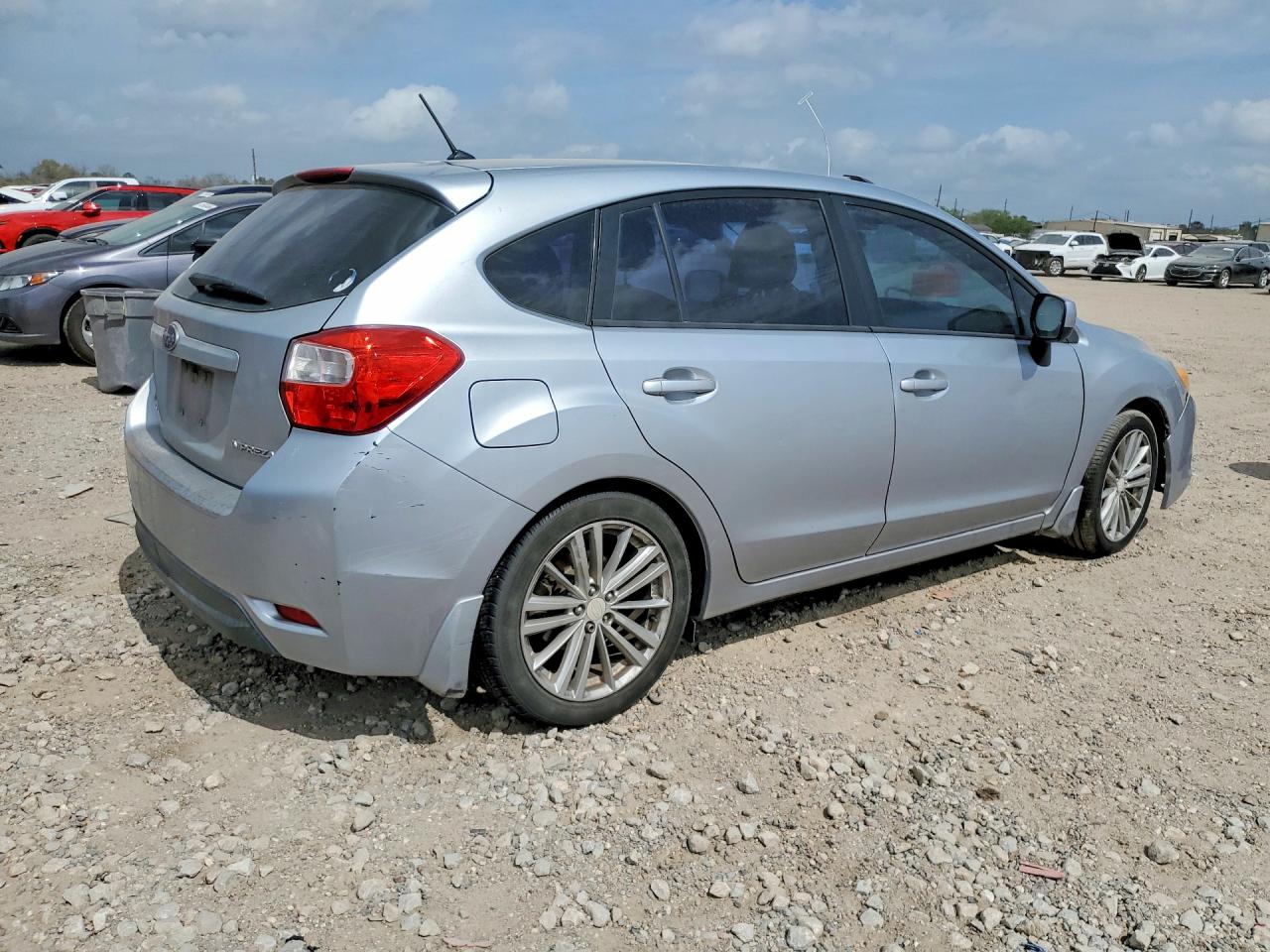 2012 Subaru Impreza Premium Silver vin: JF1GPAD61CH207555
