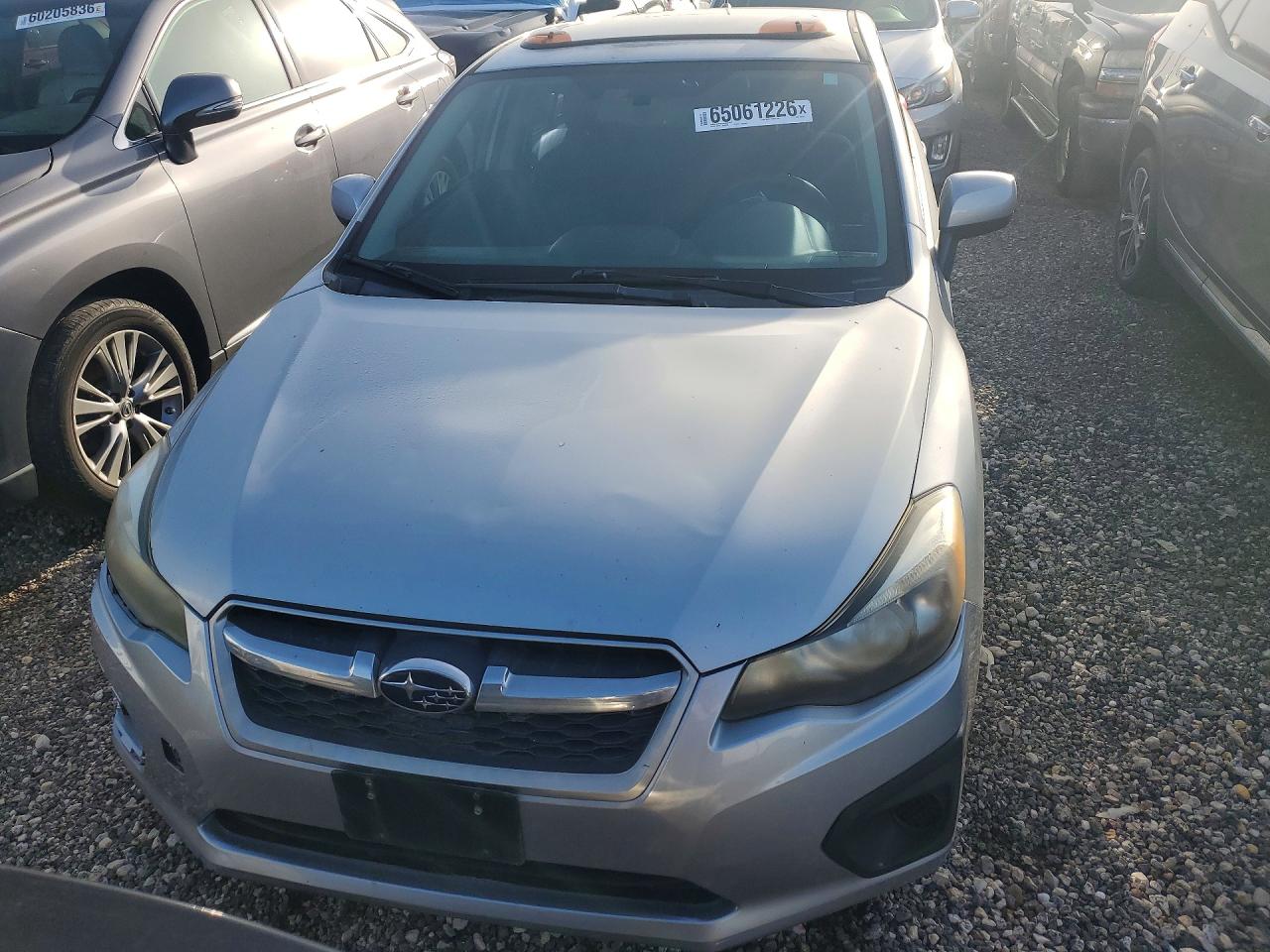 2012 Subaru Impreza Premium Silver vin: JF1GPAD61CH207555