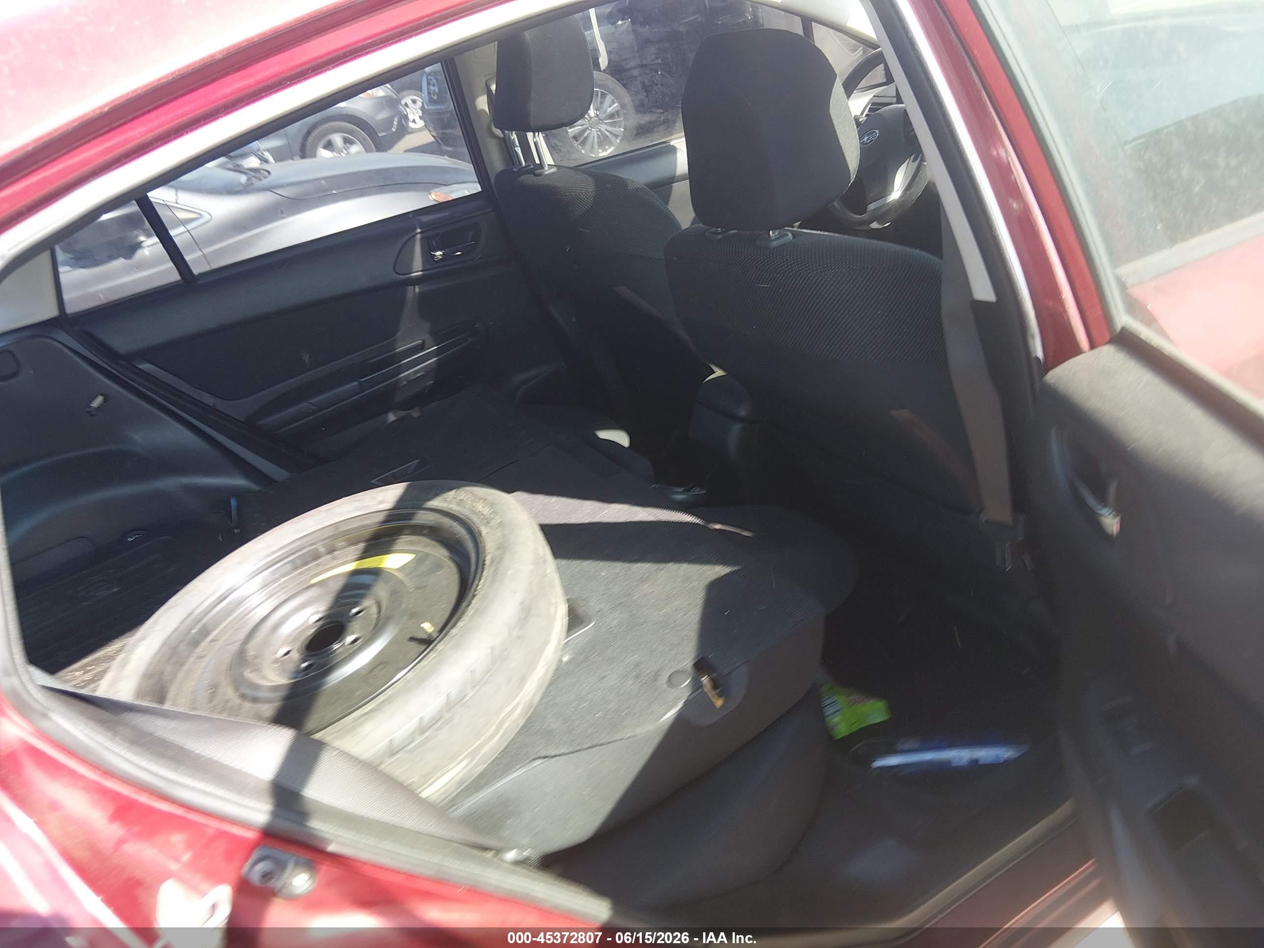 2012 Subaru Impreza 2.0i Premium Red vin: JF1GPAD61CH208088