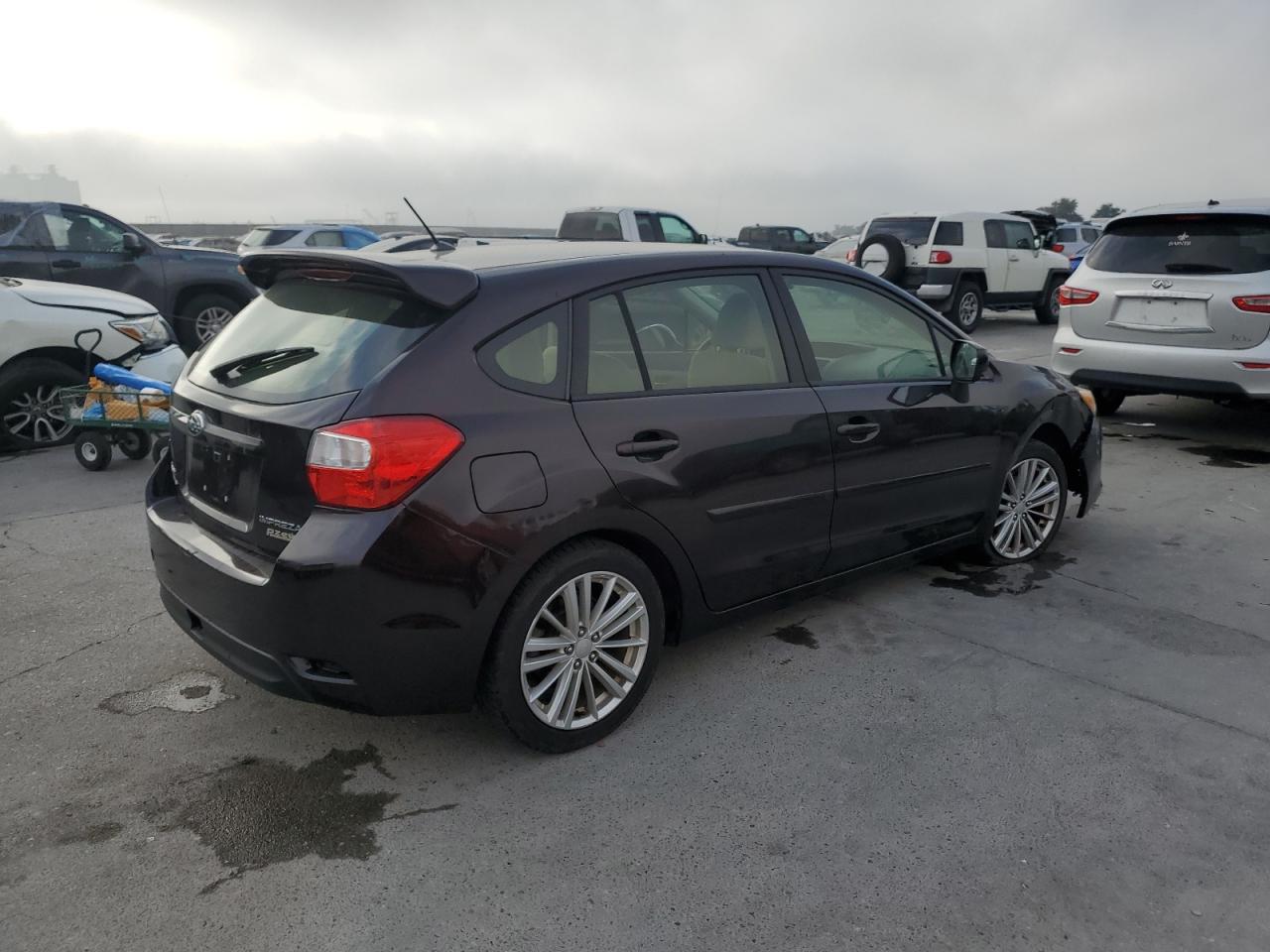 2012 Subaru Impreza Premium   Purple vin: JF1GPAD61CH241950