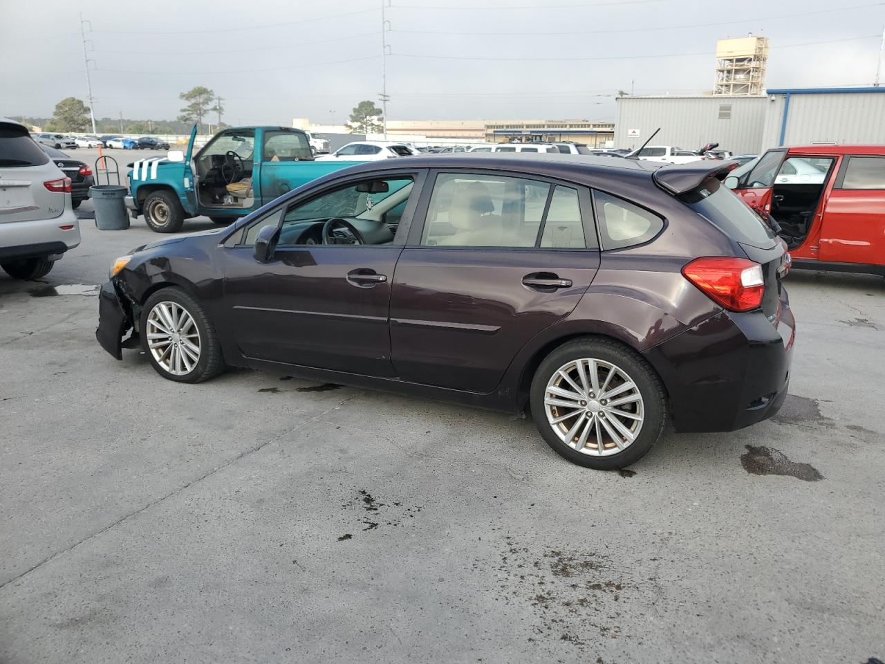 2012 Subaru Impreza Premium   Purple vin: JF1GPAD61CH241950