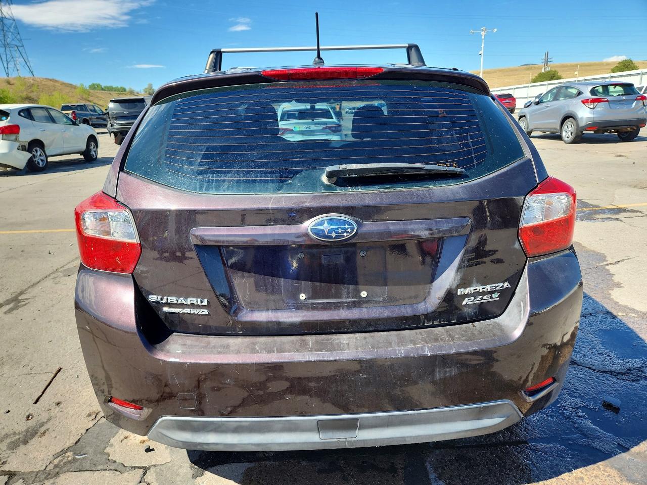 2013 Subaru Impreza Premium Maroon vin: JF1GPAD61D2812289