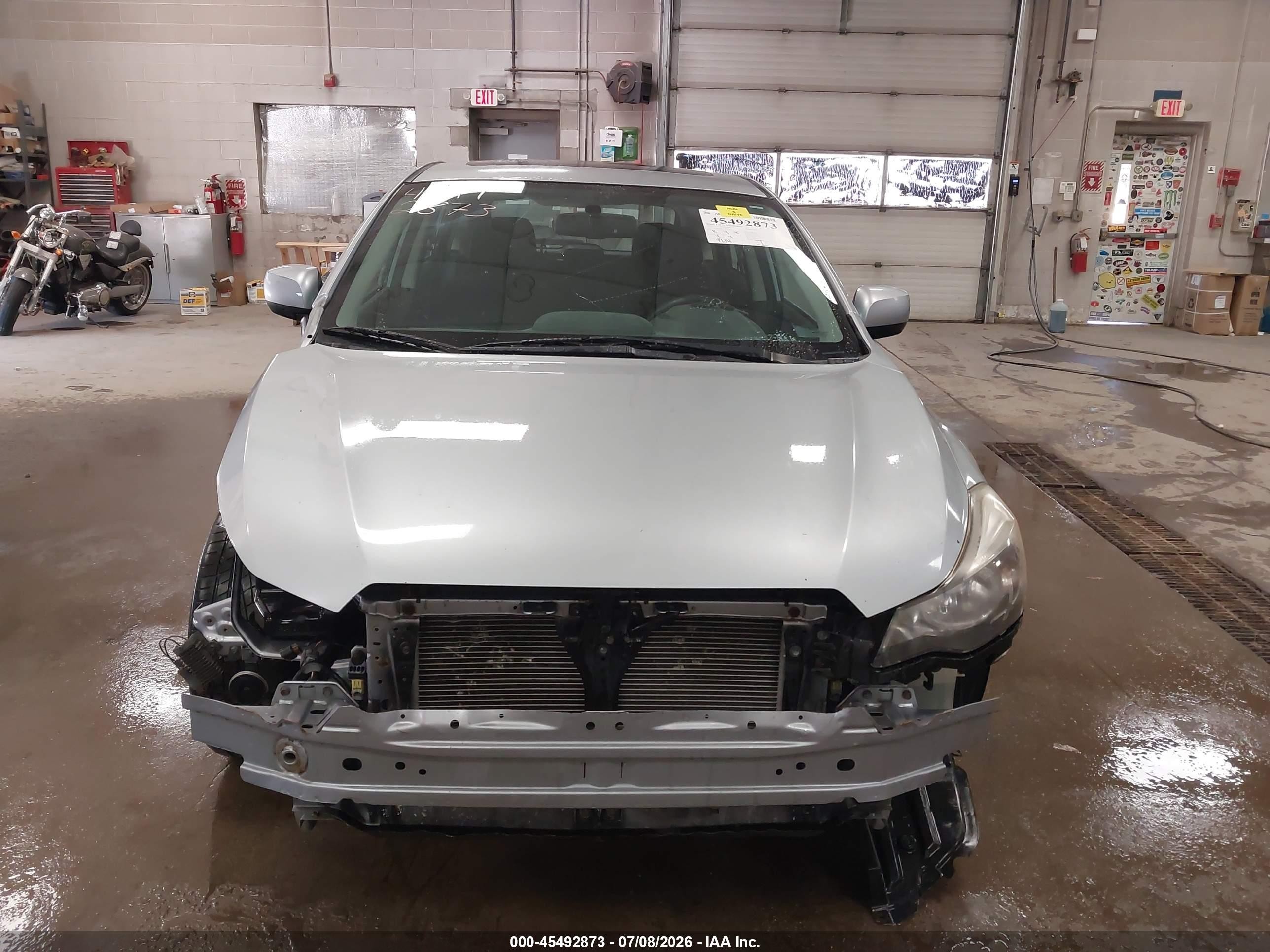 2012 Subaru Impreza 2.0i Premium Silver vin: JF1GPAD62CH200050