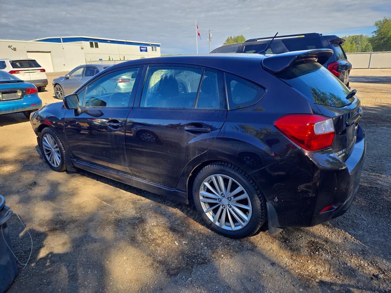 2012 Subaru Impreza Premium Burgundy vin: JF1GPAD62CH204633