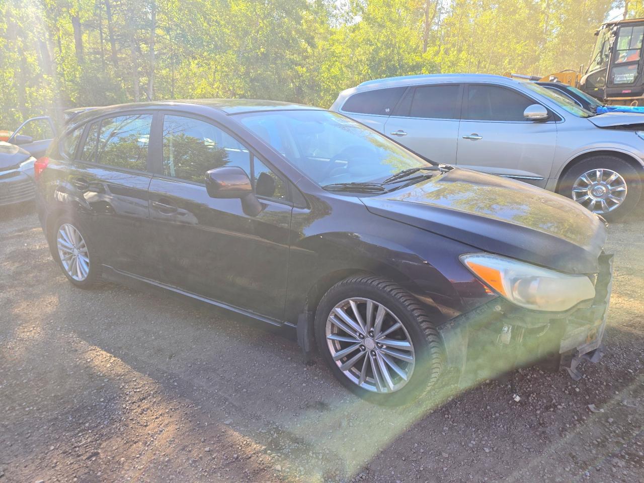 2012 Subaru Impreza Premium Burgundy vin: JF1GPAD62CH204633