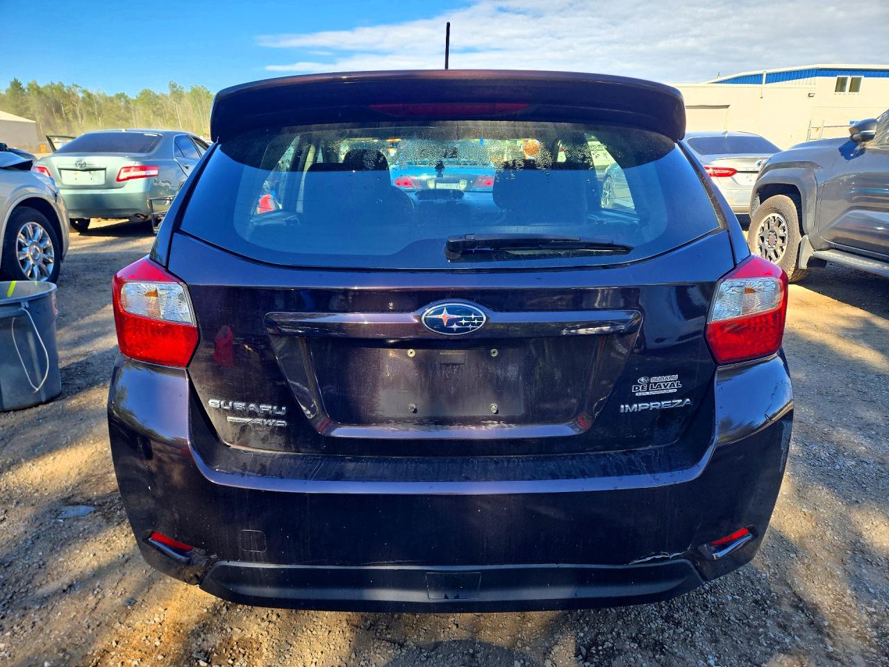 2012 Subaru Impreza Premium Burgundy vin: JF1GPAD62CH204633