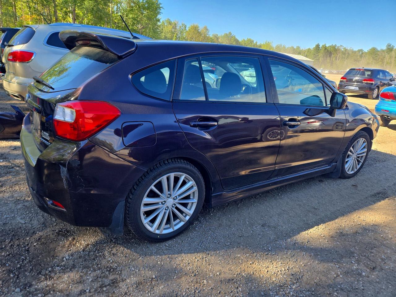 2012 Subaru Impreza Premium Burgundy vin: JF1GPAD62CH204633